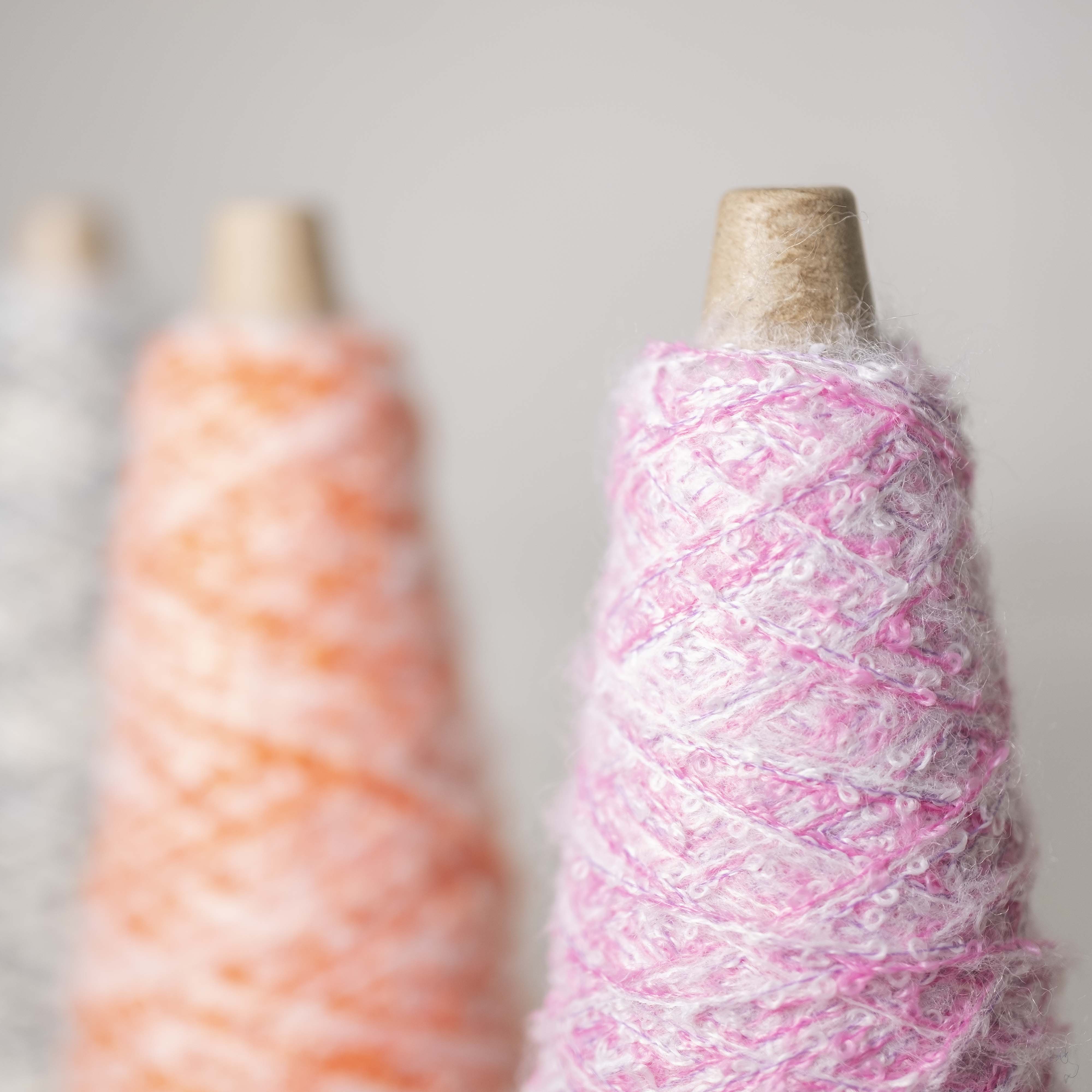 Boucle × Tam MIX【オリジナルヤーン制作】