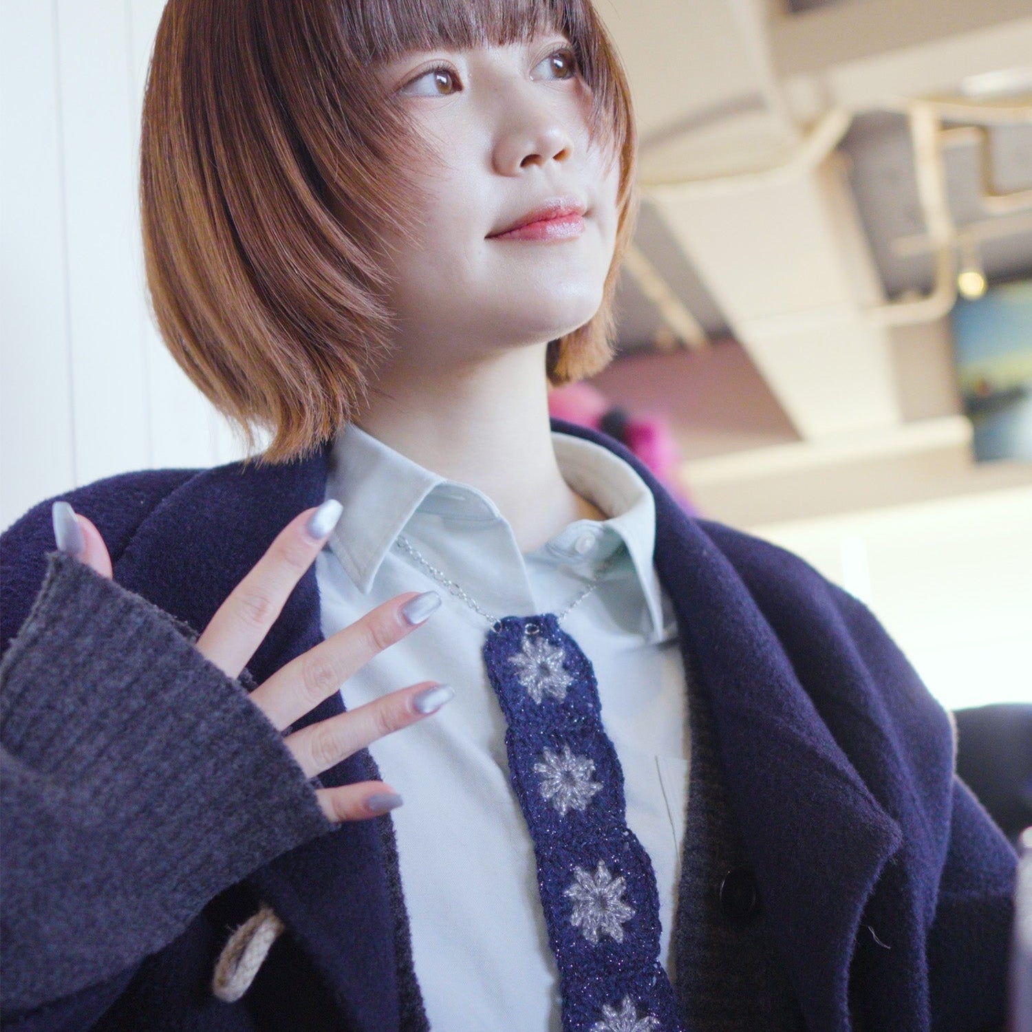 【期間限定受注】pori star tie necklace designed by porichan