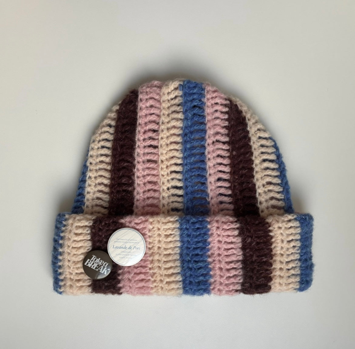 【期間限定受注】pori cuffed beanie collection - 02 Cocoa macaron