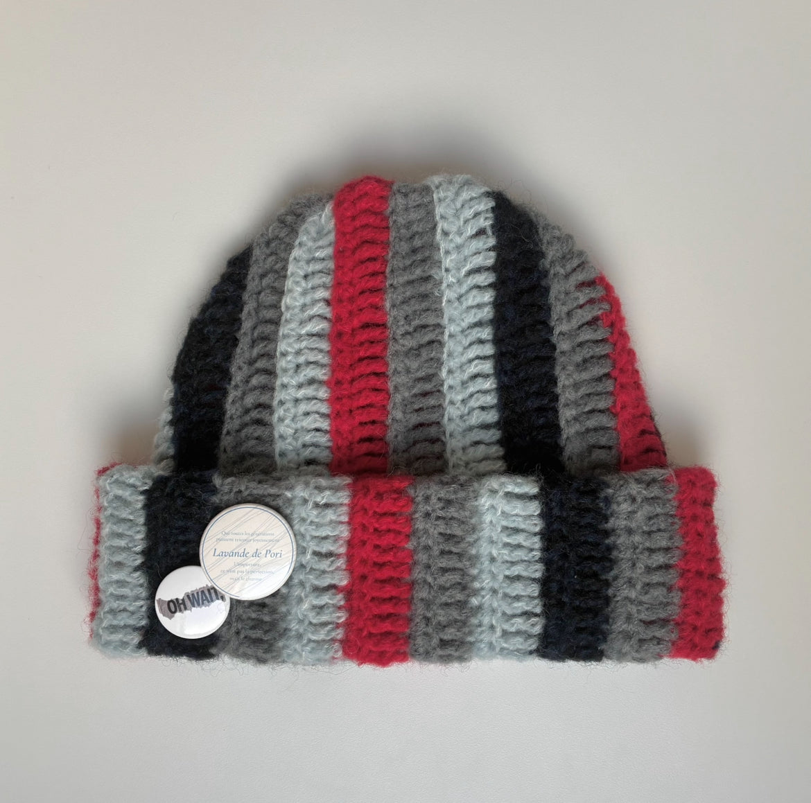 【期間限定受注】pori cuffed beanie collection - 03 Berry tart