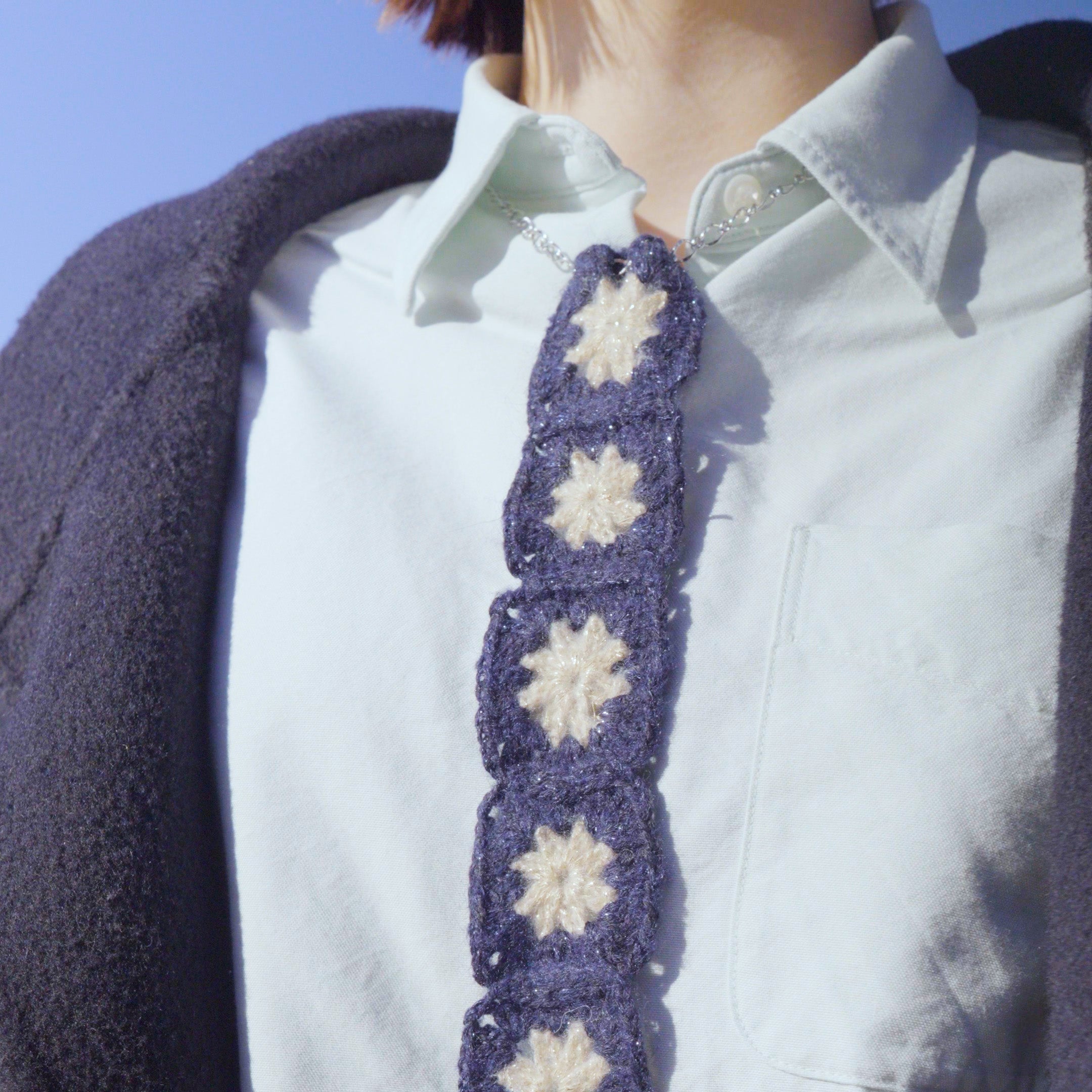 【期間限定受注】pori star tie necklace designed by porichan