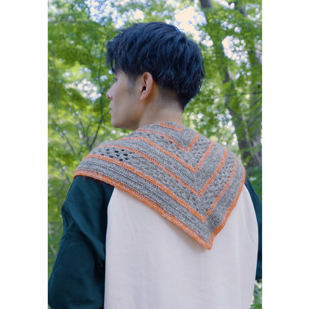上山 蓮太郎さんと一緒に、Border Mood Scarfを編む会