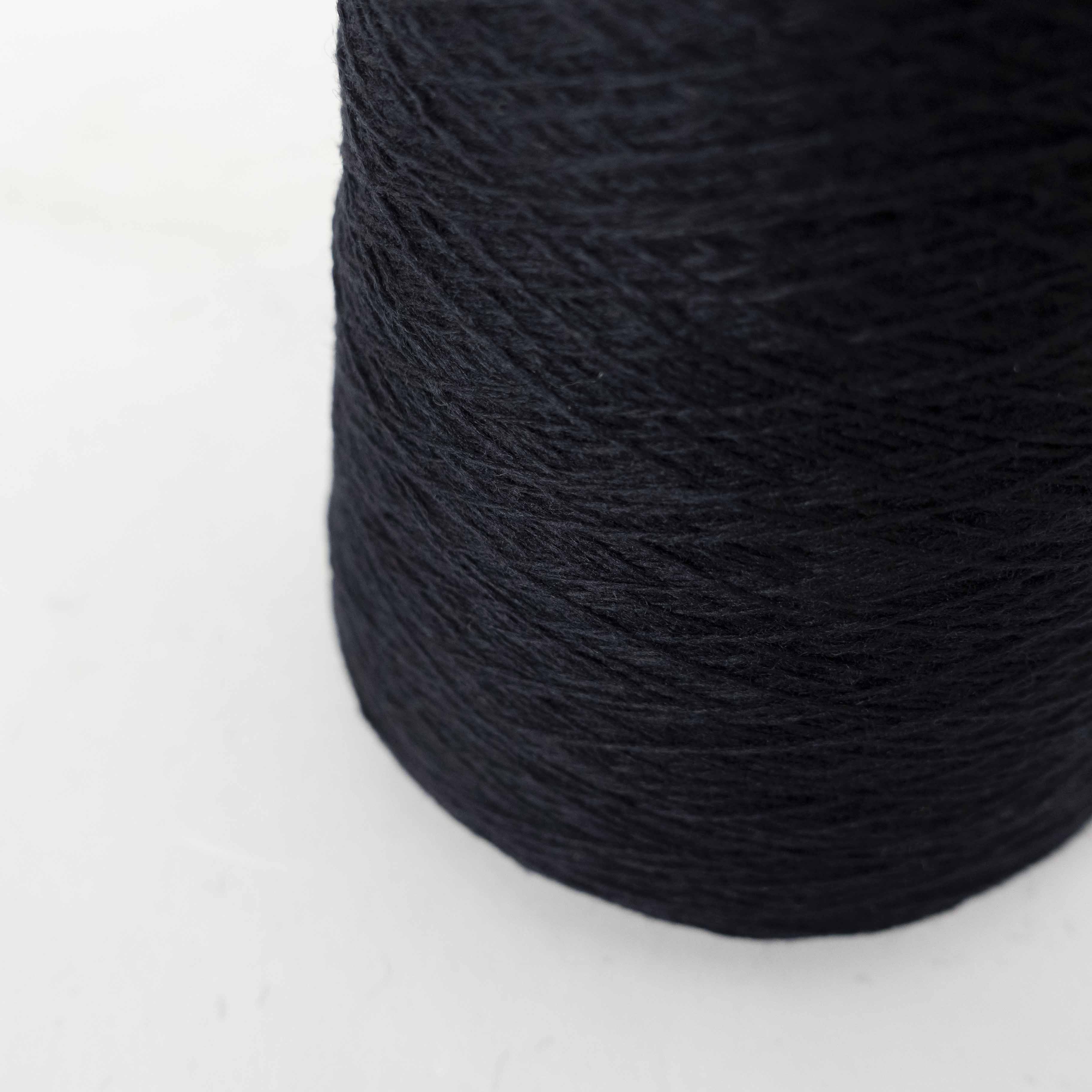 2/26 Lamb Cashmere - Heather Dark Navy