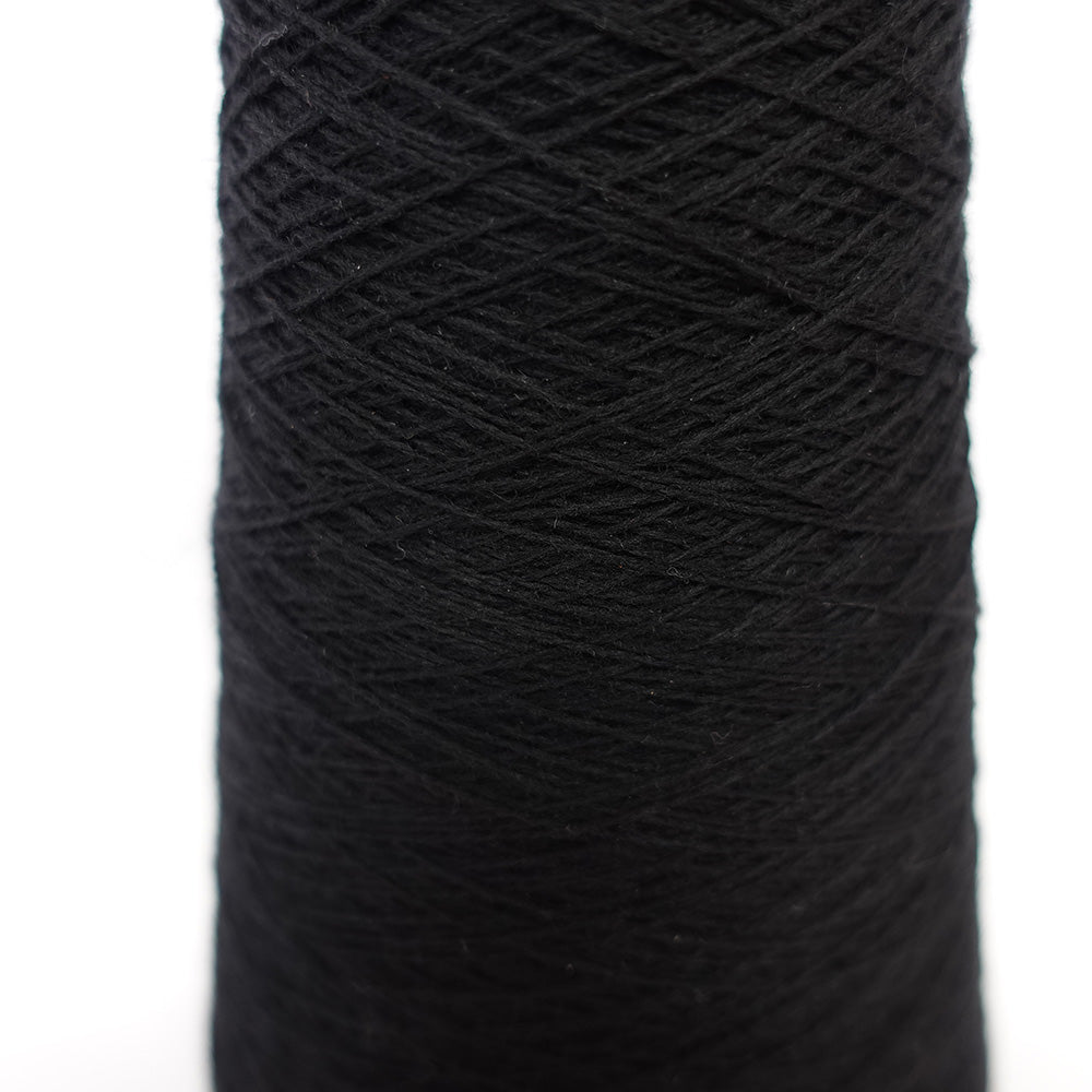 2/24 Snowflake - Cashmere Wool - Black