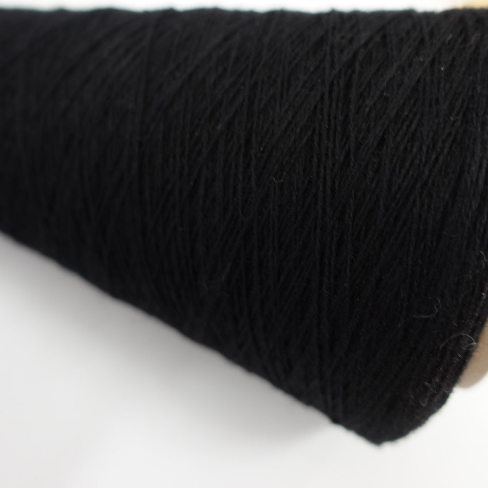 2/24 Snowflake - Cashmere Wool - Black