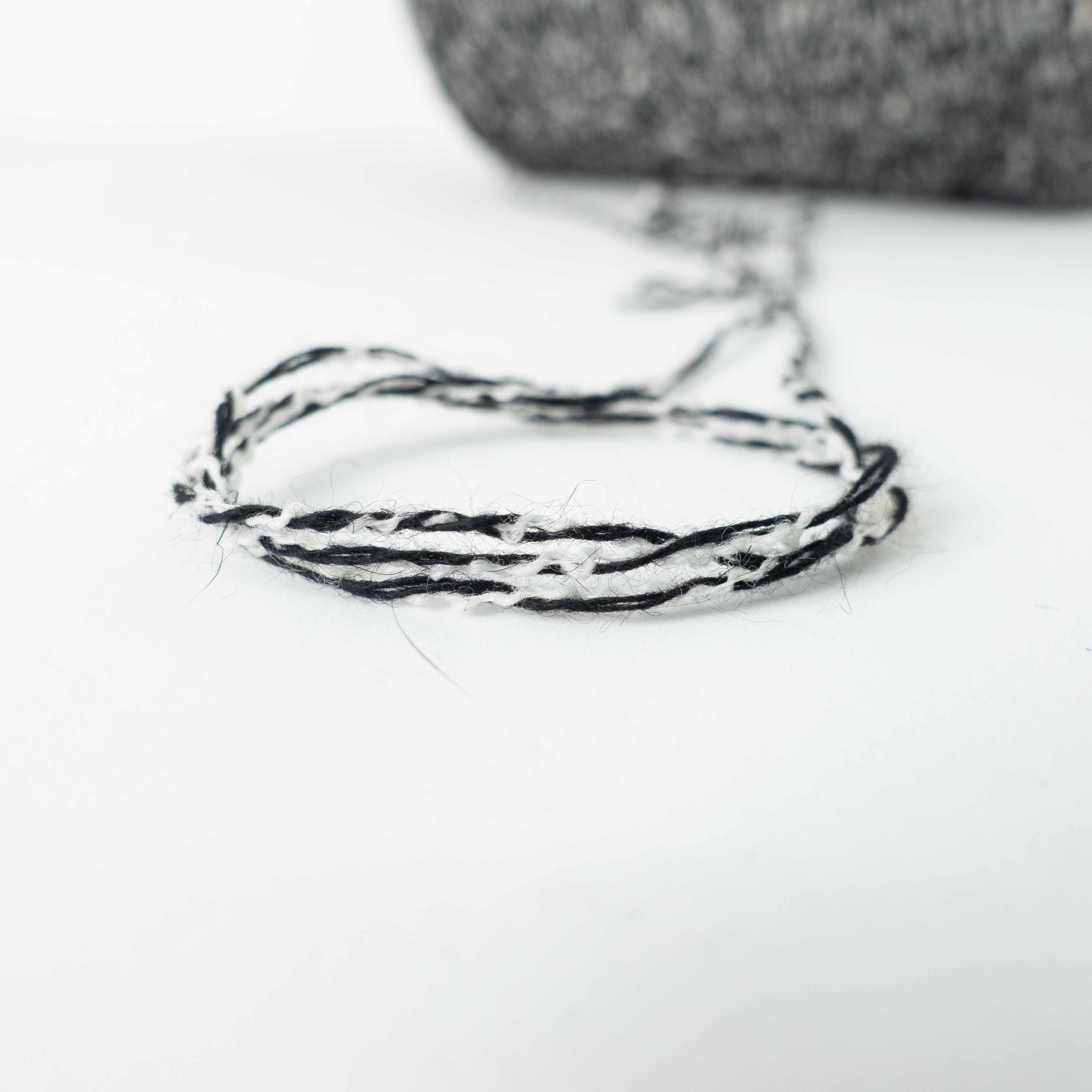 -big project- 1/6 Gentian Boucle - Black x White
