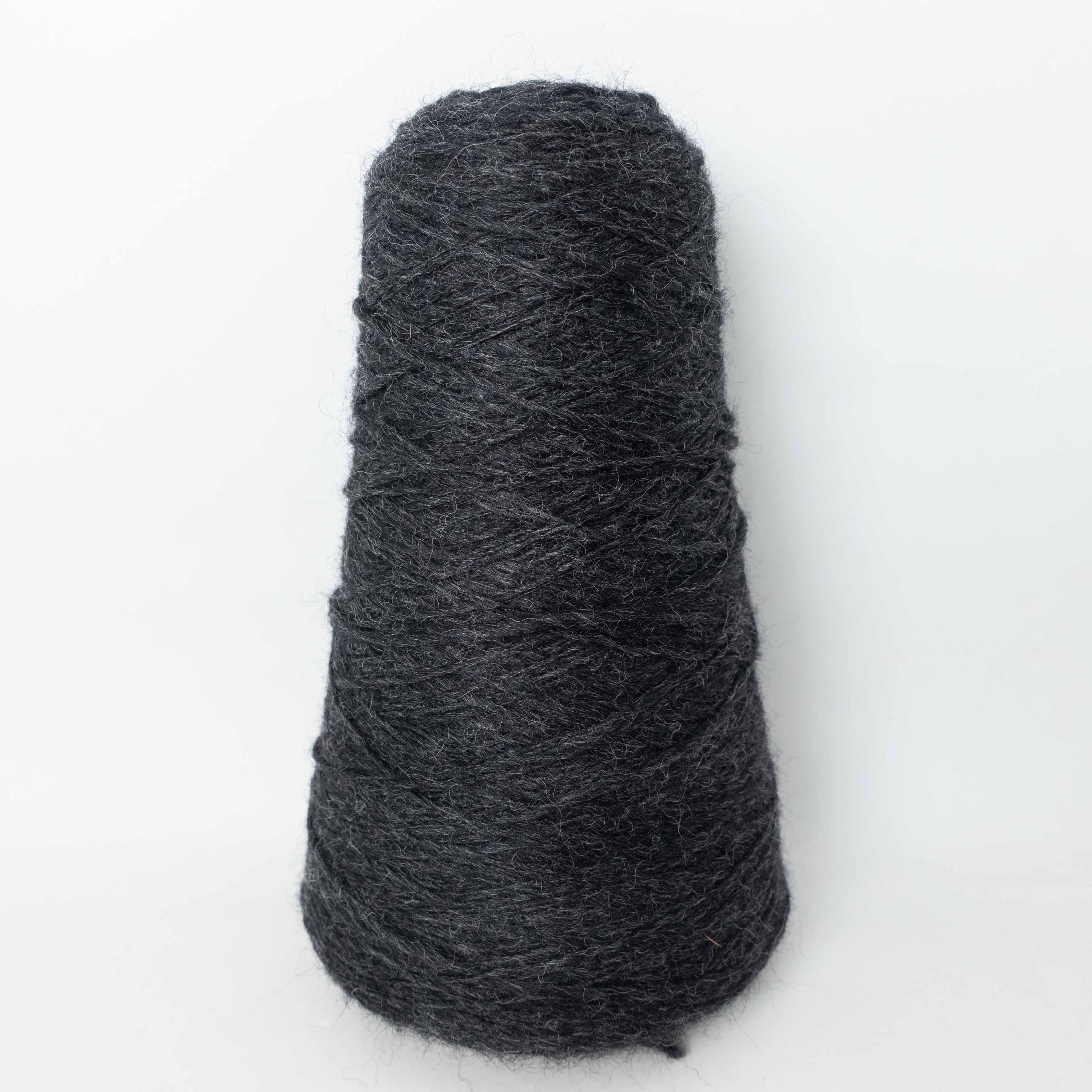 -mid project- 1/3 British wool slab robbing - charcoal
