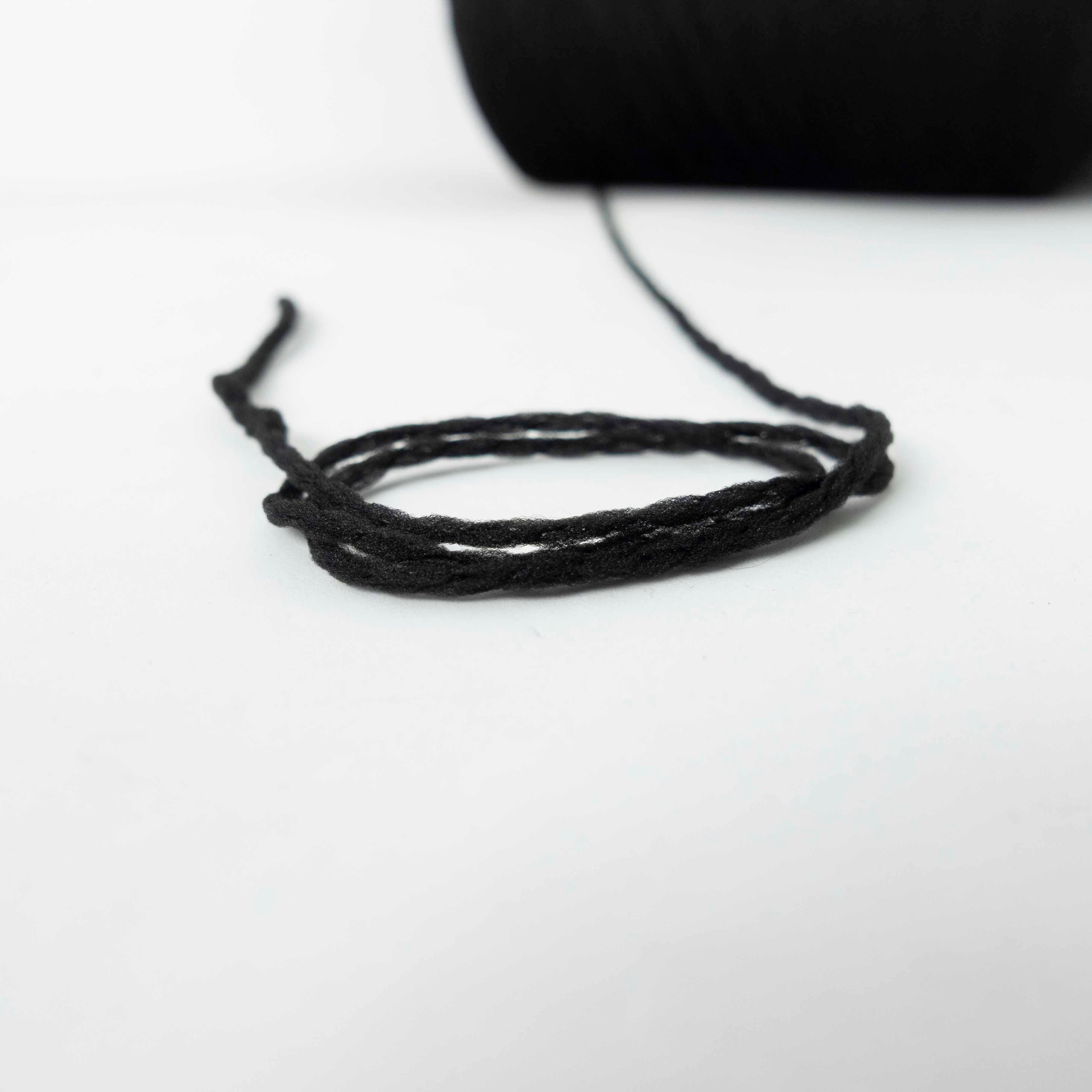 -mid project-1/6.5 ハイストレッチポリエステル - black