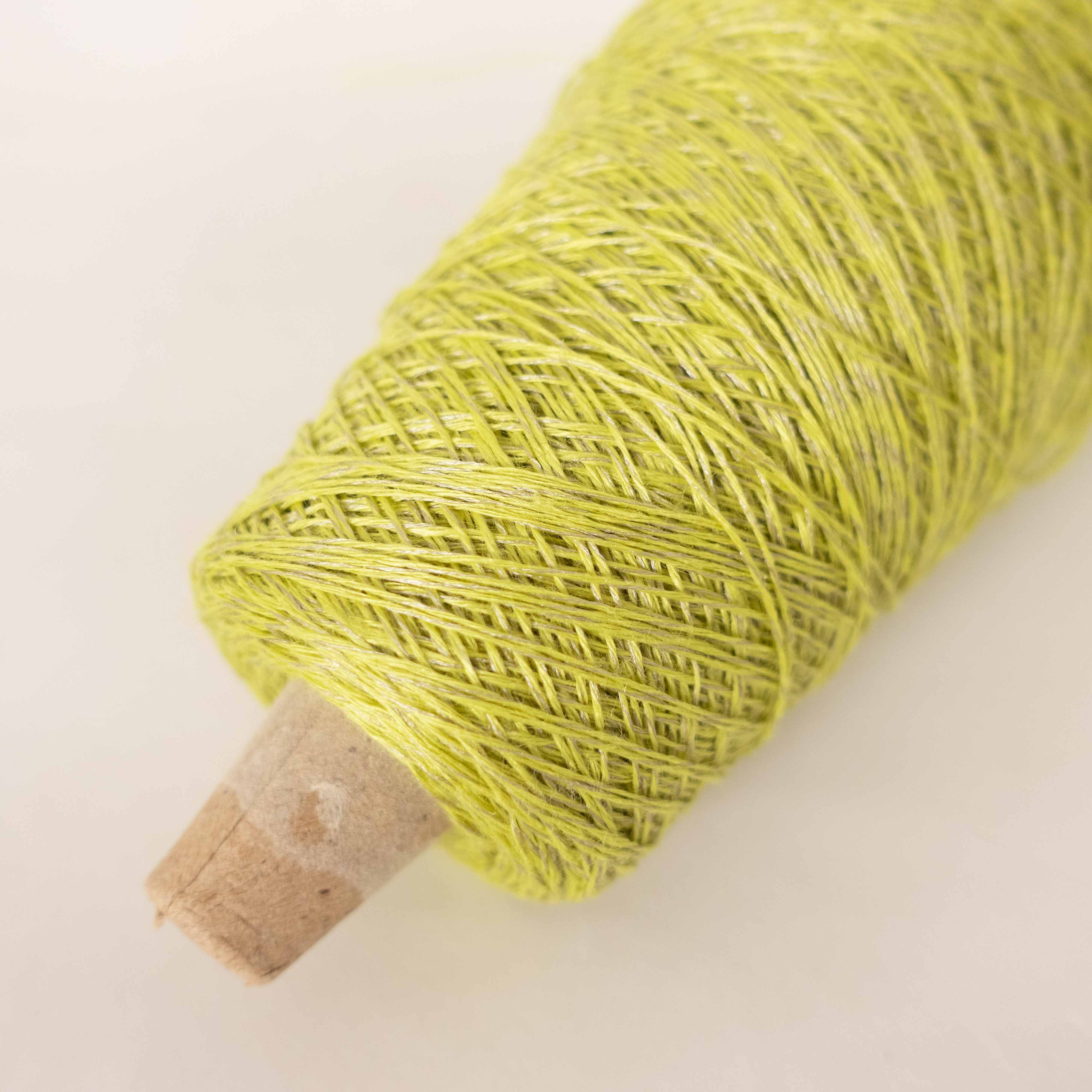 【再入荷】1/11 リネンシルクH - lime mix