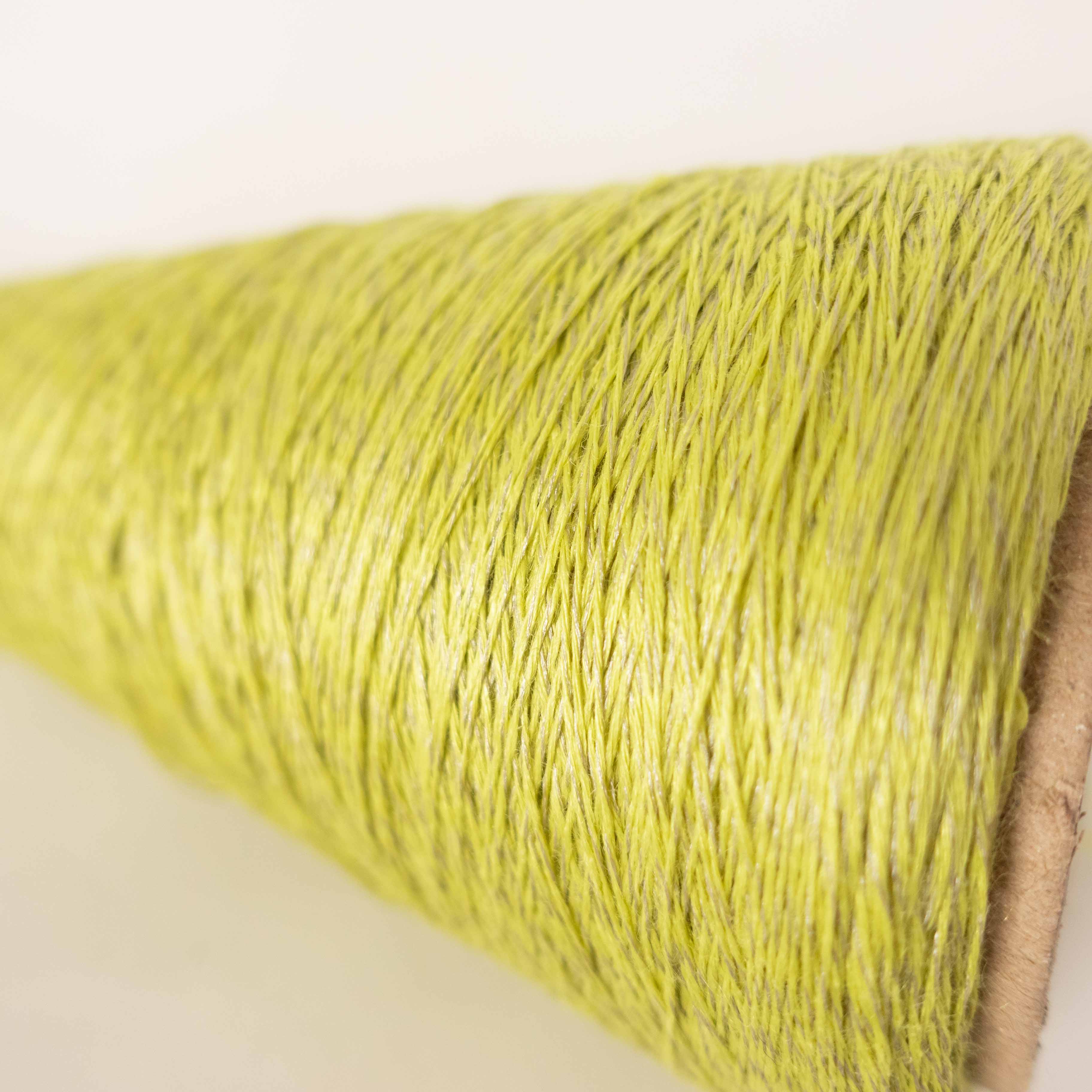 【再入荷】1/11 リネンシルクH - lime mix