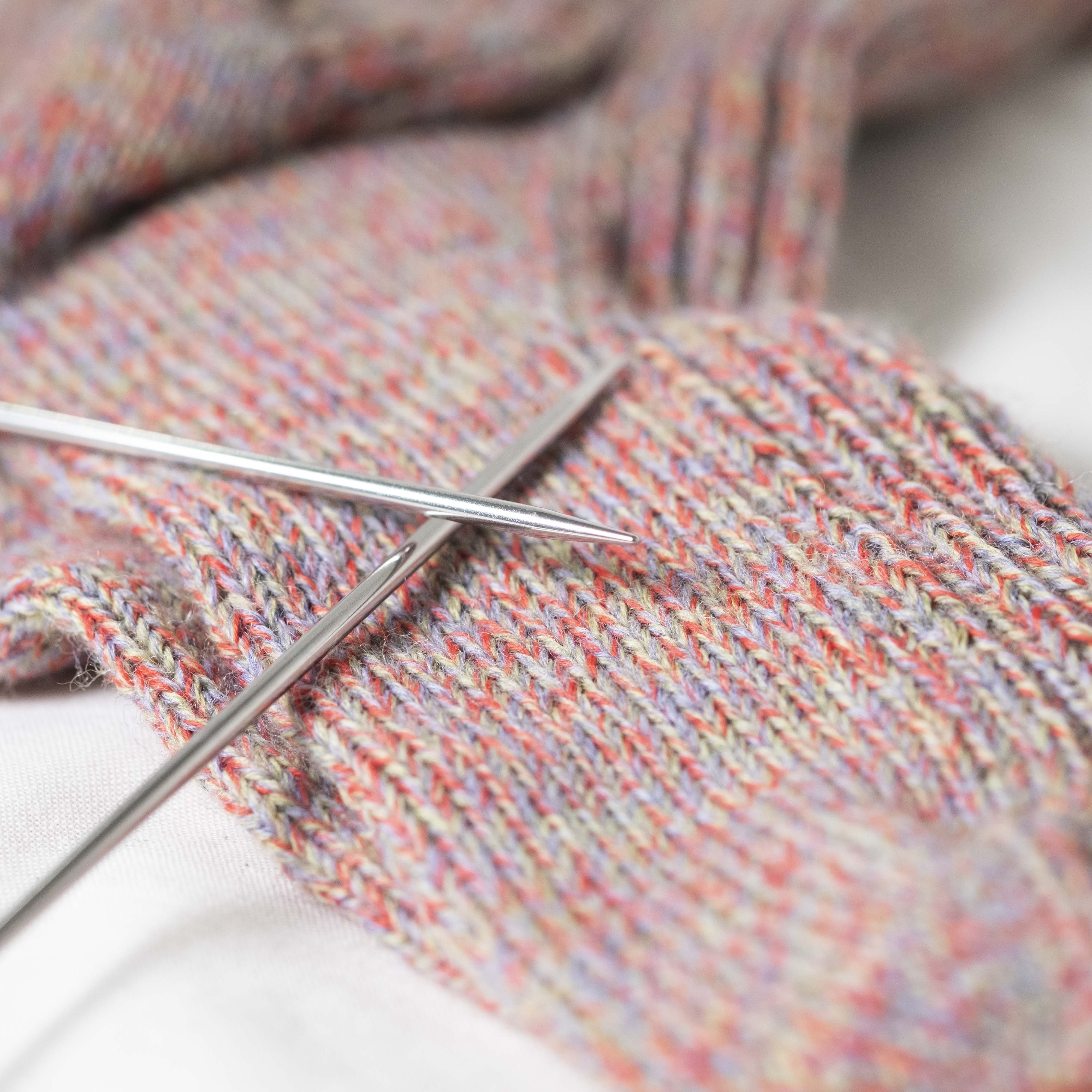 4月25日 PM|文章パターンで編む!引き揃え糸の靴下編み