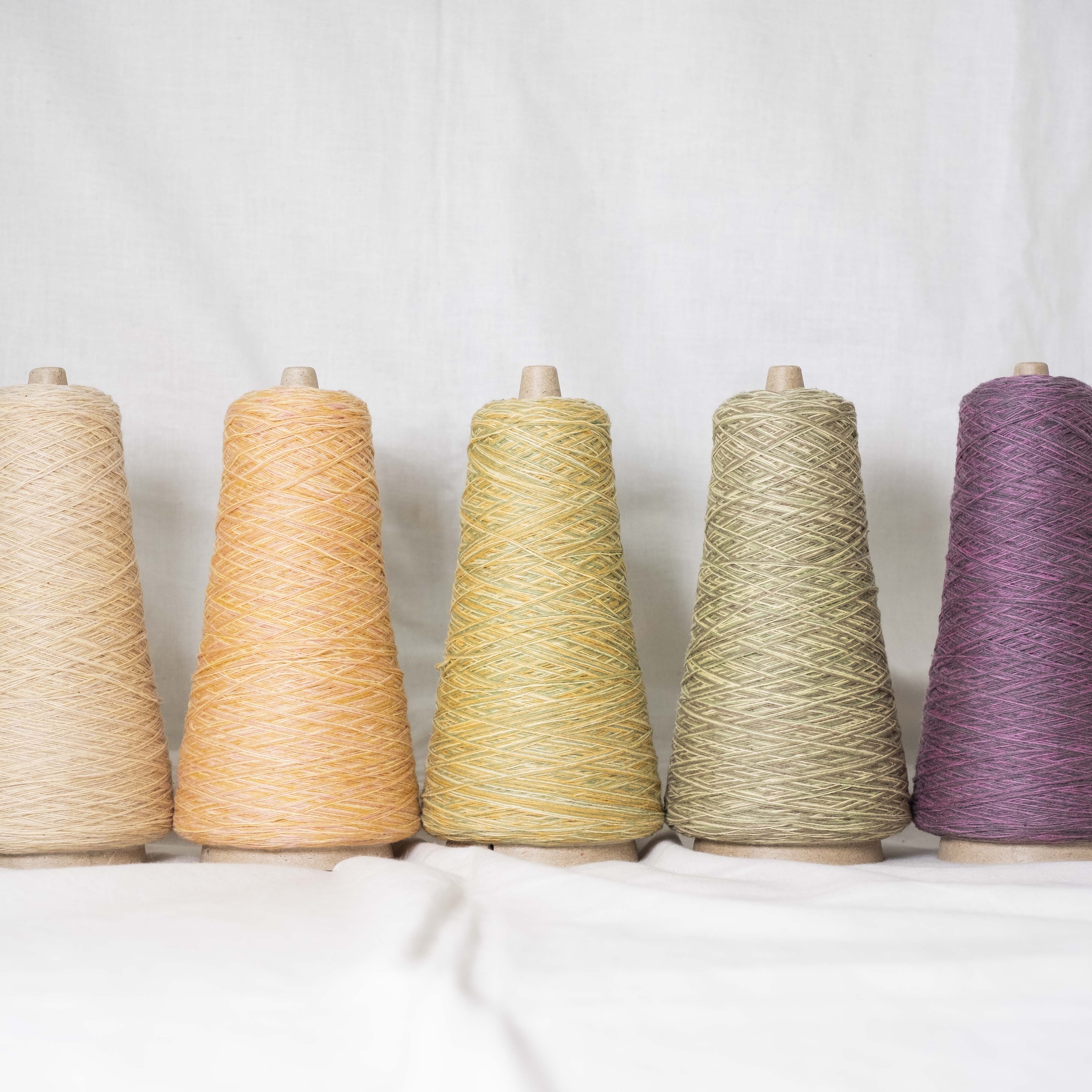 3/22 Botanical-dyed cashmere - Mixed colors