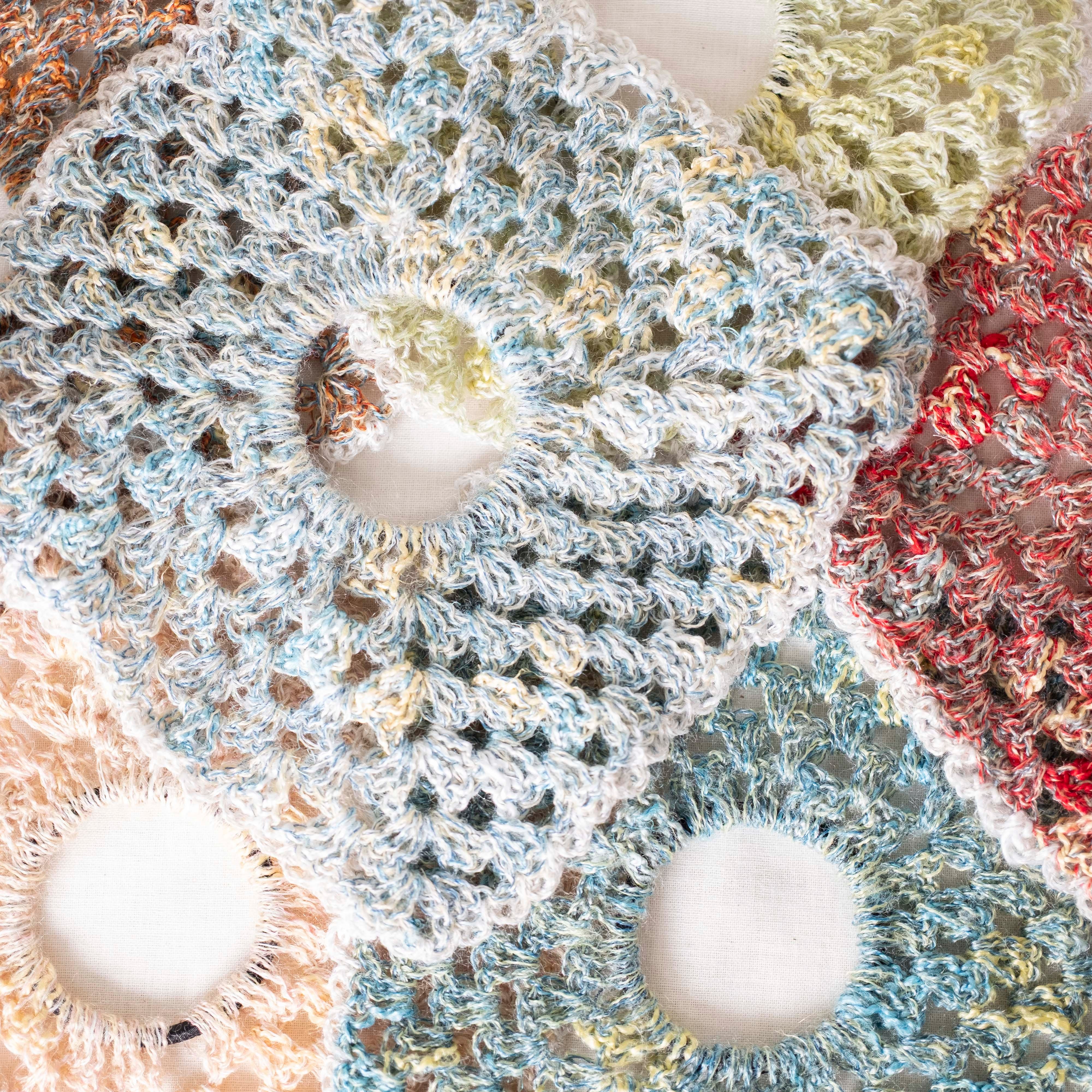 Granny Square Scrunchie Kit (Pattern and Materials Included)