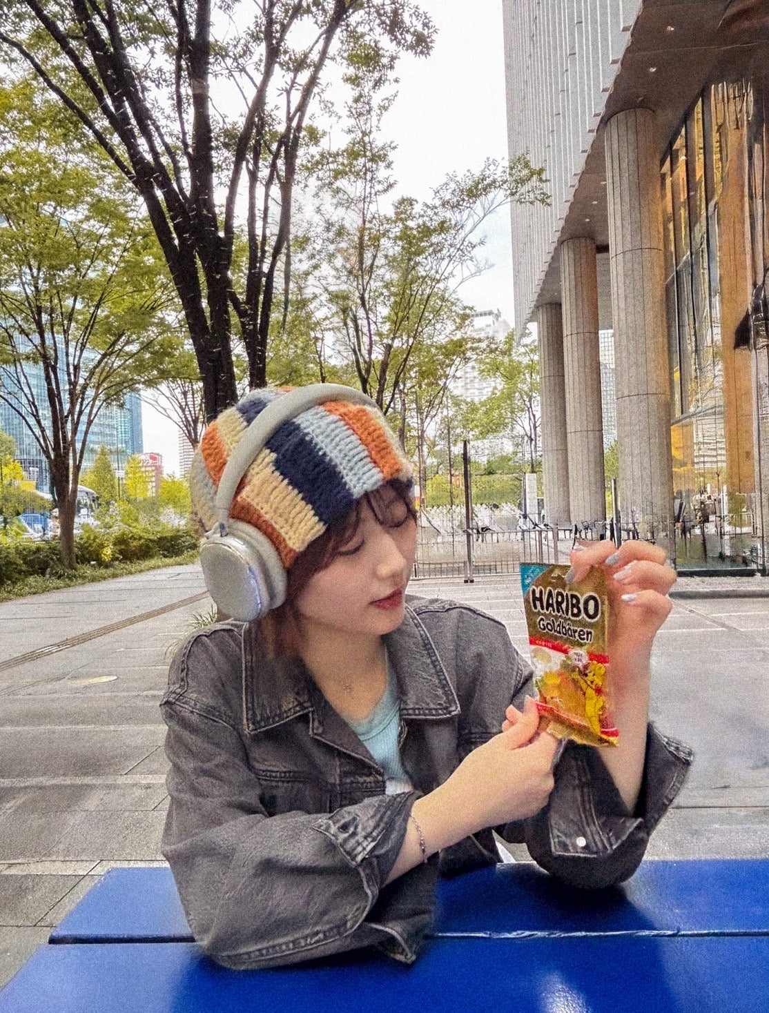 【期間限定受注】pori cuffed beanie collection - 02 Cocoa macaron