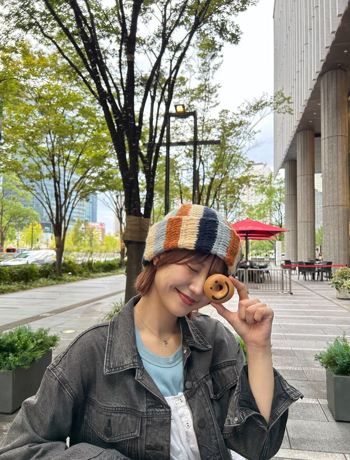 【期間限定受注】pori cuffed beanie collection - 02 Cocoa macaron