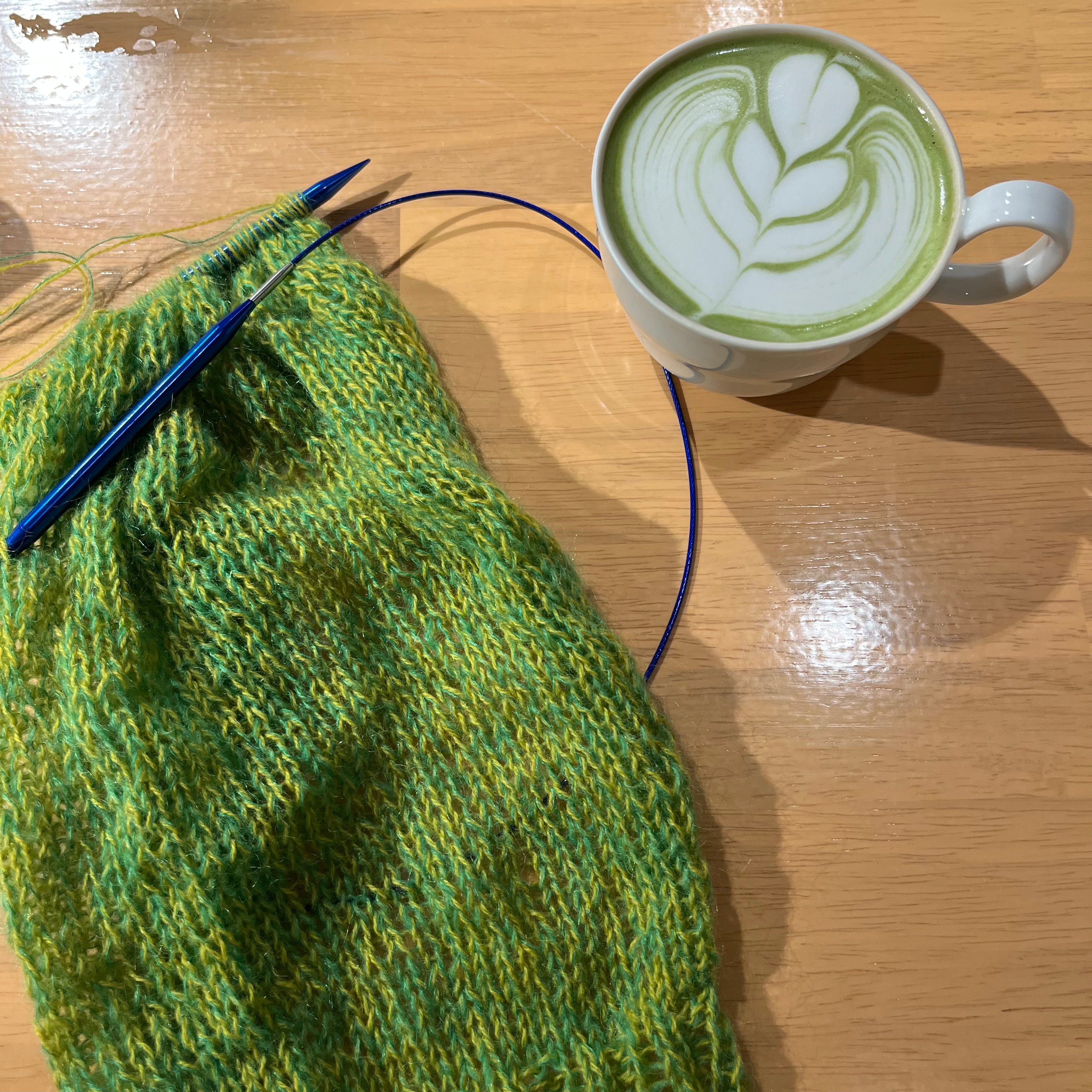 【𝙠𝙞𝙠𝙞さんセレクトカラー】bon bon merinoとFLUORITEで編む、Classic Canvas Cardiganセット【糸+パターン】