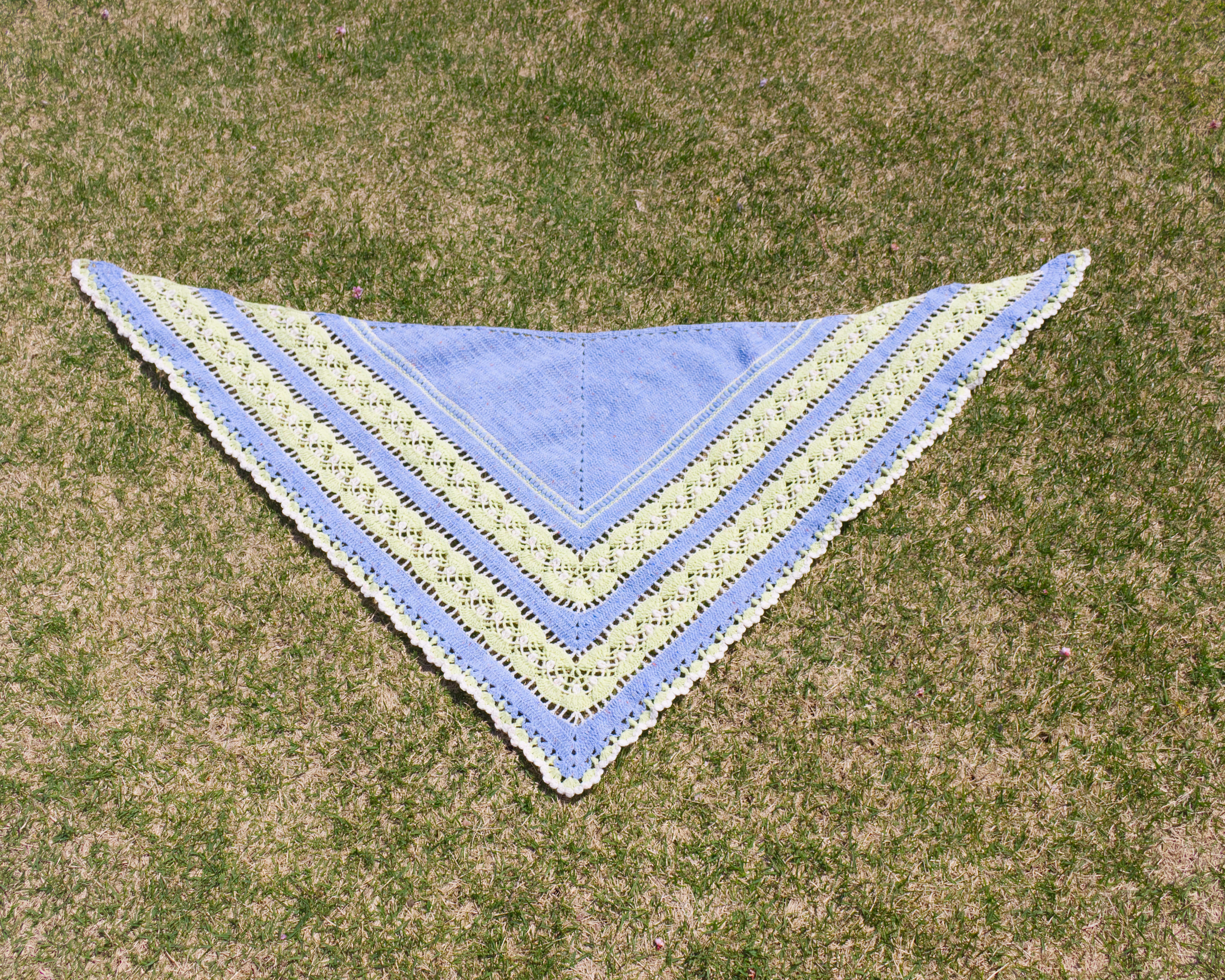 【パターン】Hiroka Shawl designed by 笠石あき(ヒロカショール)【PDF】