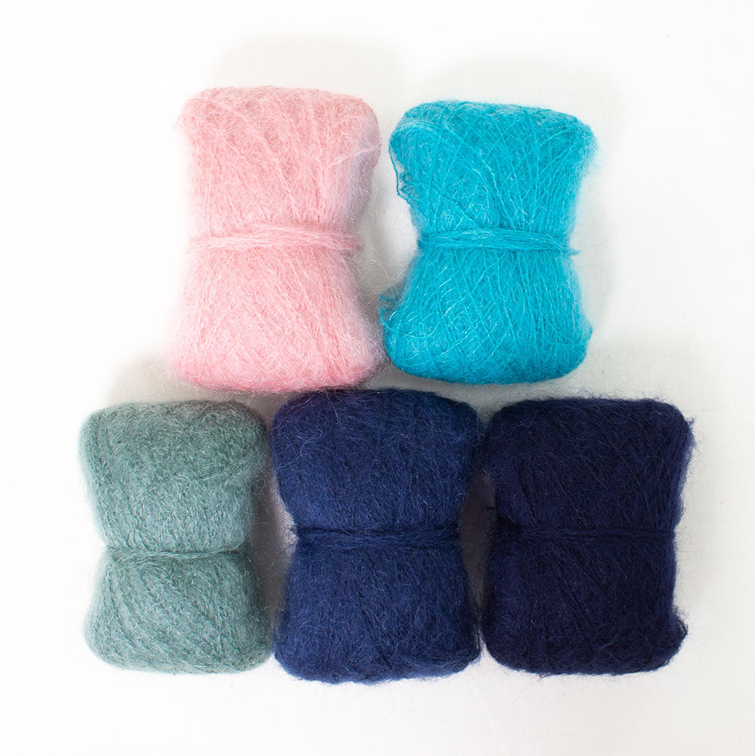 Jewel Soda(Twin Peak Beanieを編む、引き揃えセット)