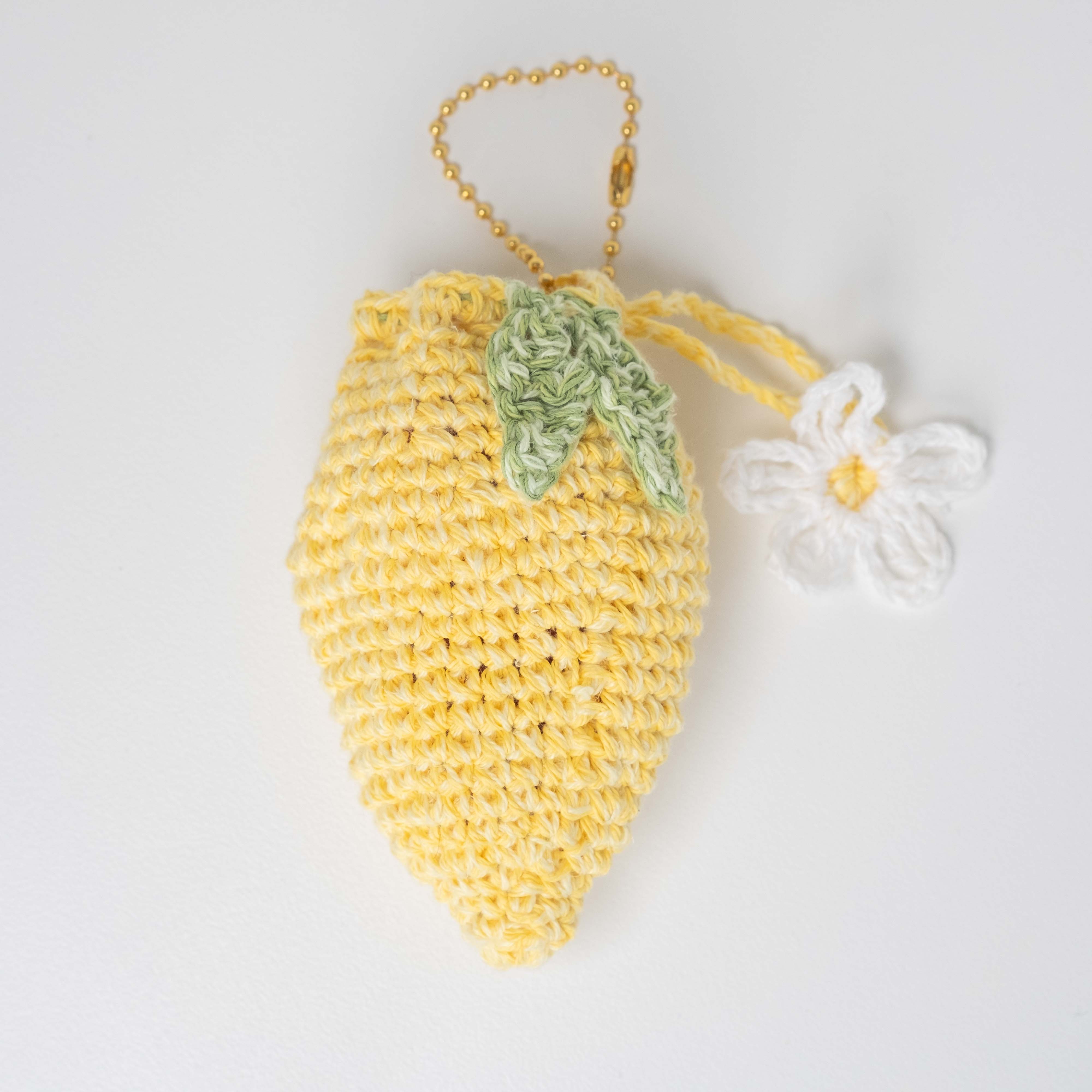 【パターン】Lemon Mini Pouch Charm designed by Nana Komiyama(ポーチチャーム)【PDF】