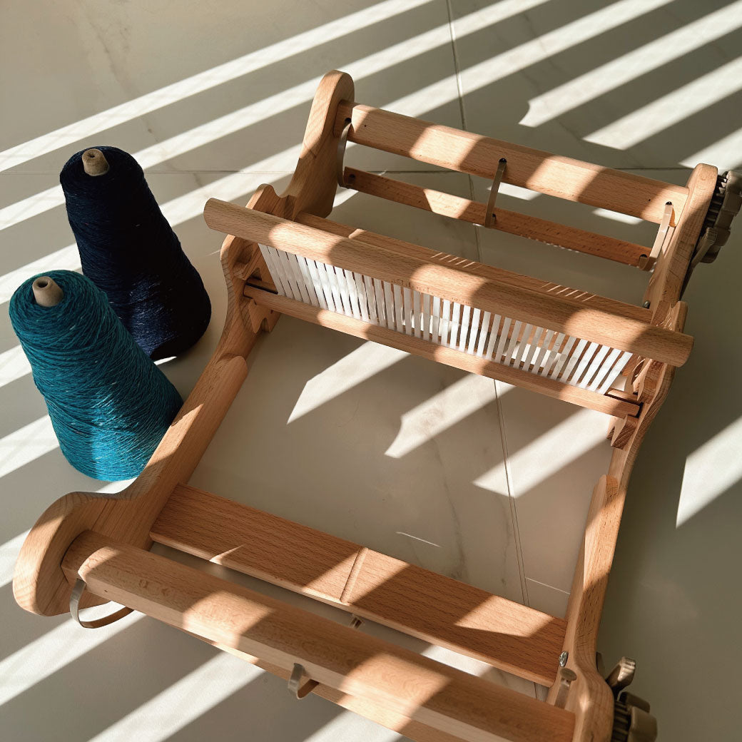 1月24日・25日|annita artworksさんと作る、卓上織り機で千鳥格子のマフラーを織るワークショップ