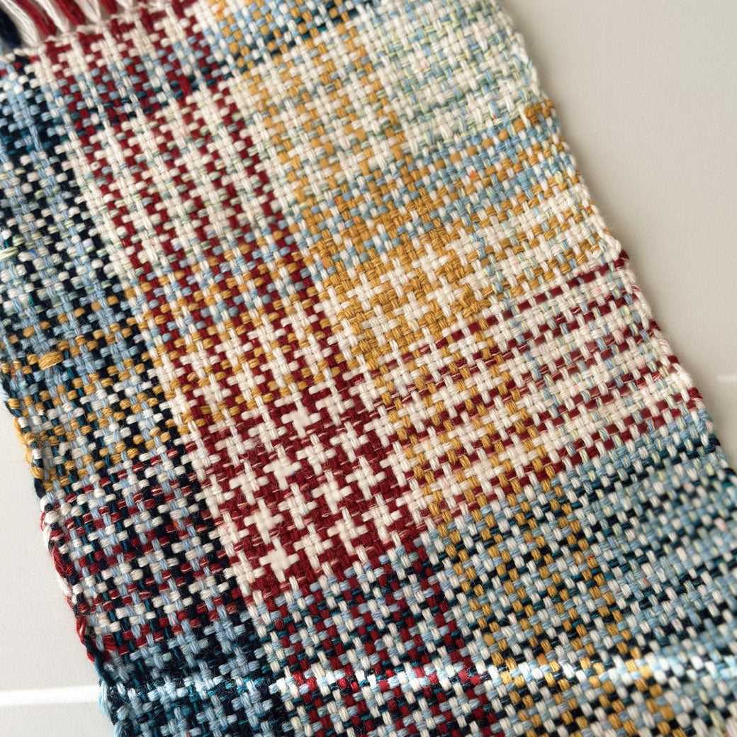 1月24日・25日|annita artworksさんと作る、卓上織り機で千鳥格子のマフラーを織るワークショップ