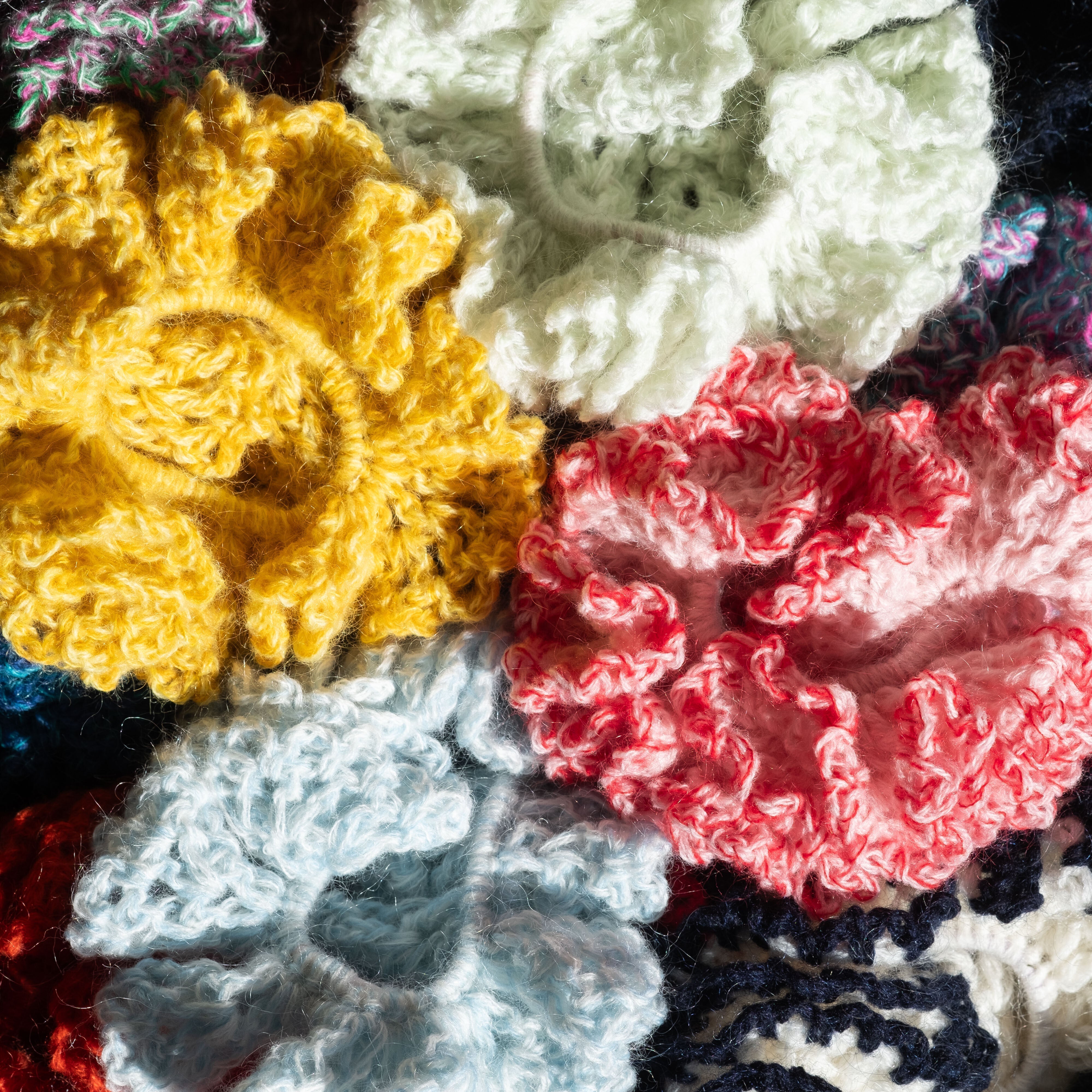 【GIFT🎁】メリノとモヘアで編むシュシュセット