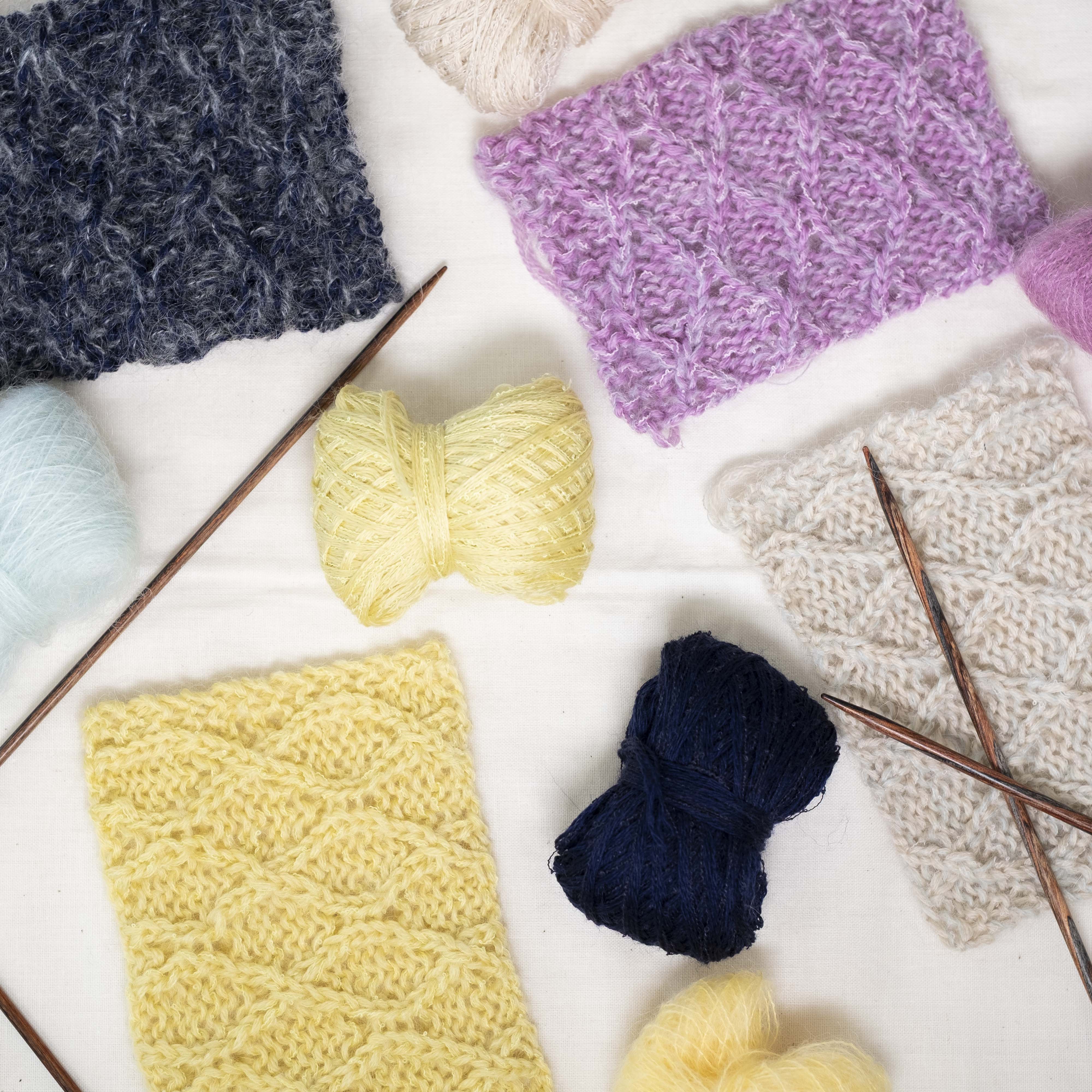 12月17日・ande Nobu先生と編む、Wave Wrist Warmer