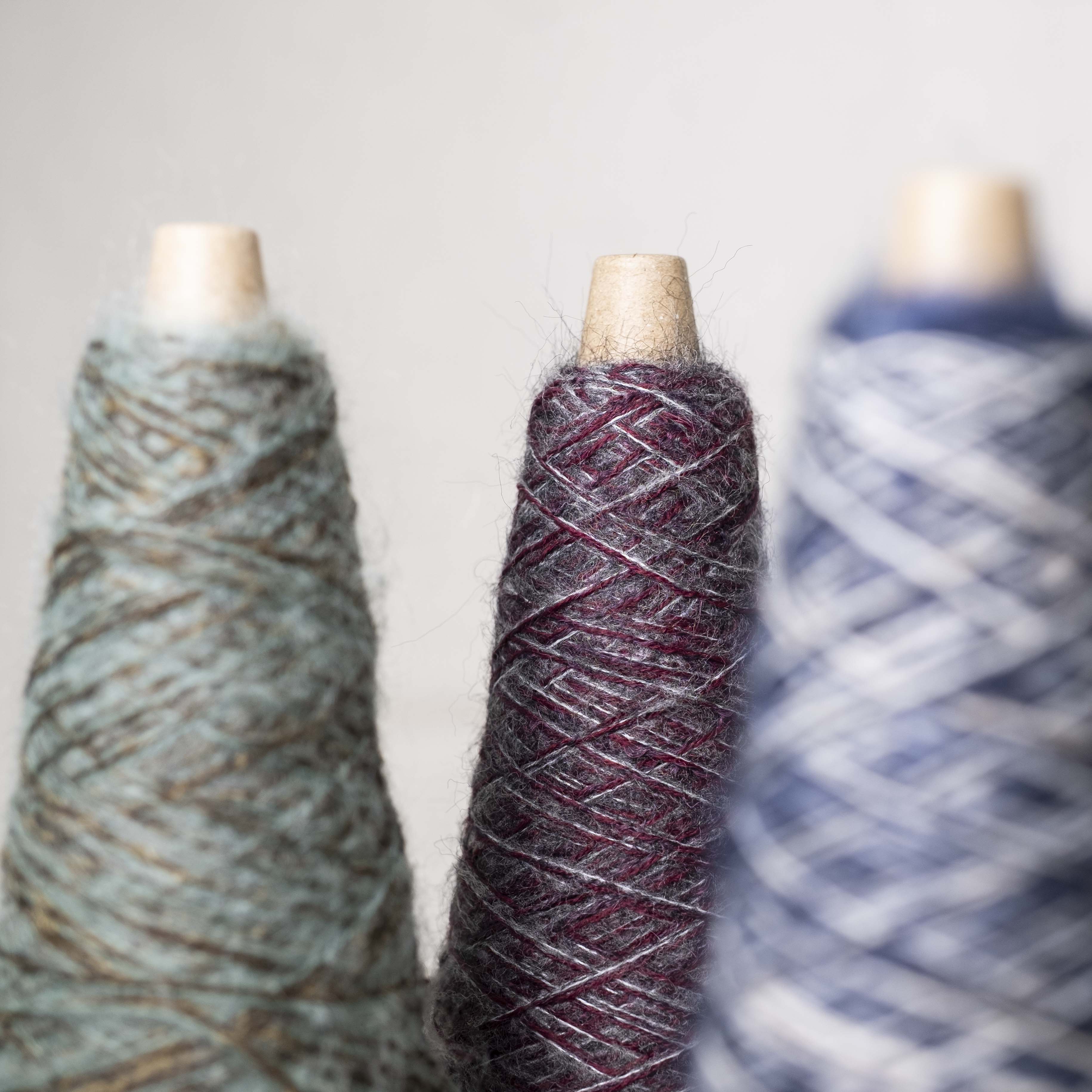 Slub × Mohair MIX【オリジナルヤーン制作】