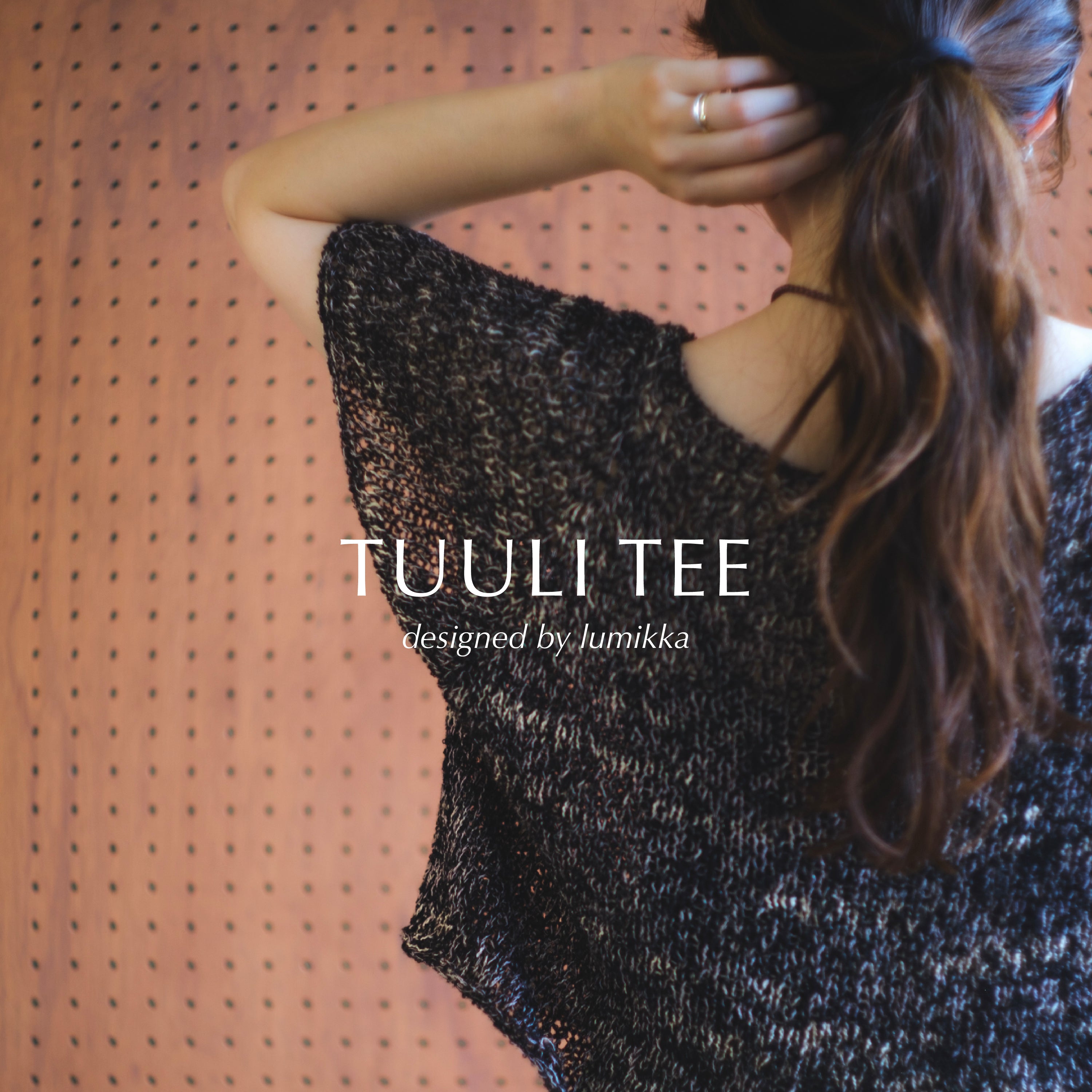 【文章パターン】TUULI TEE designed by lumikka（トゥーリティー）【PDF】