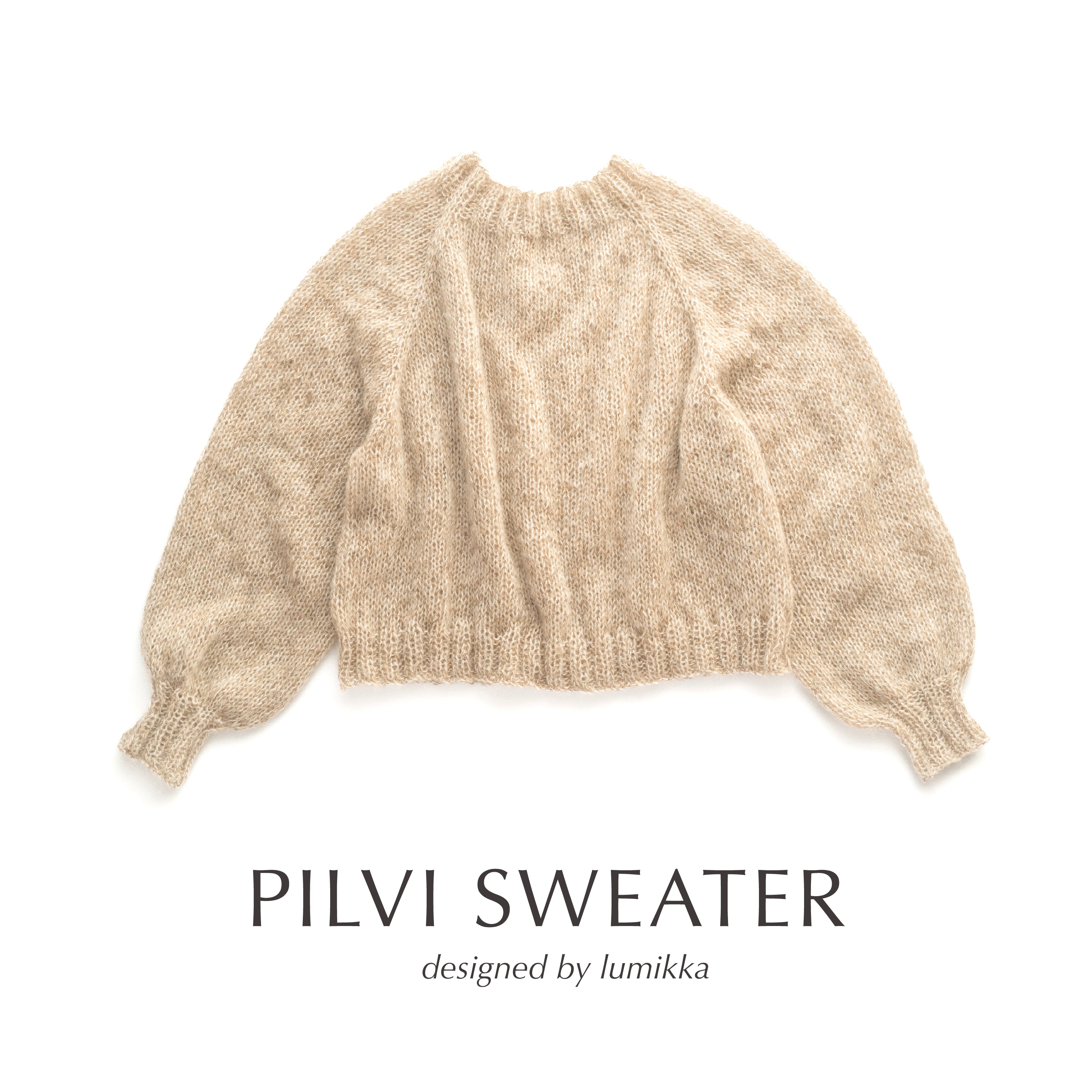 文章パターン】PILVI SWEATER designed by lumikka（ピルヴィセーター