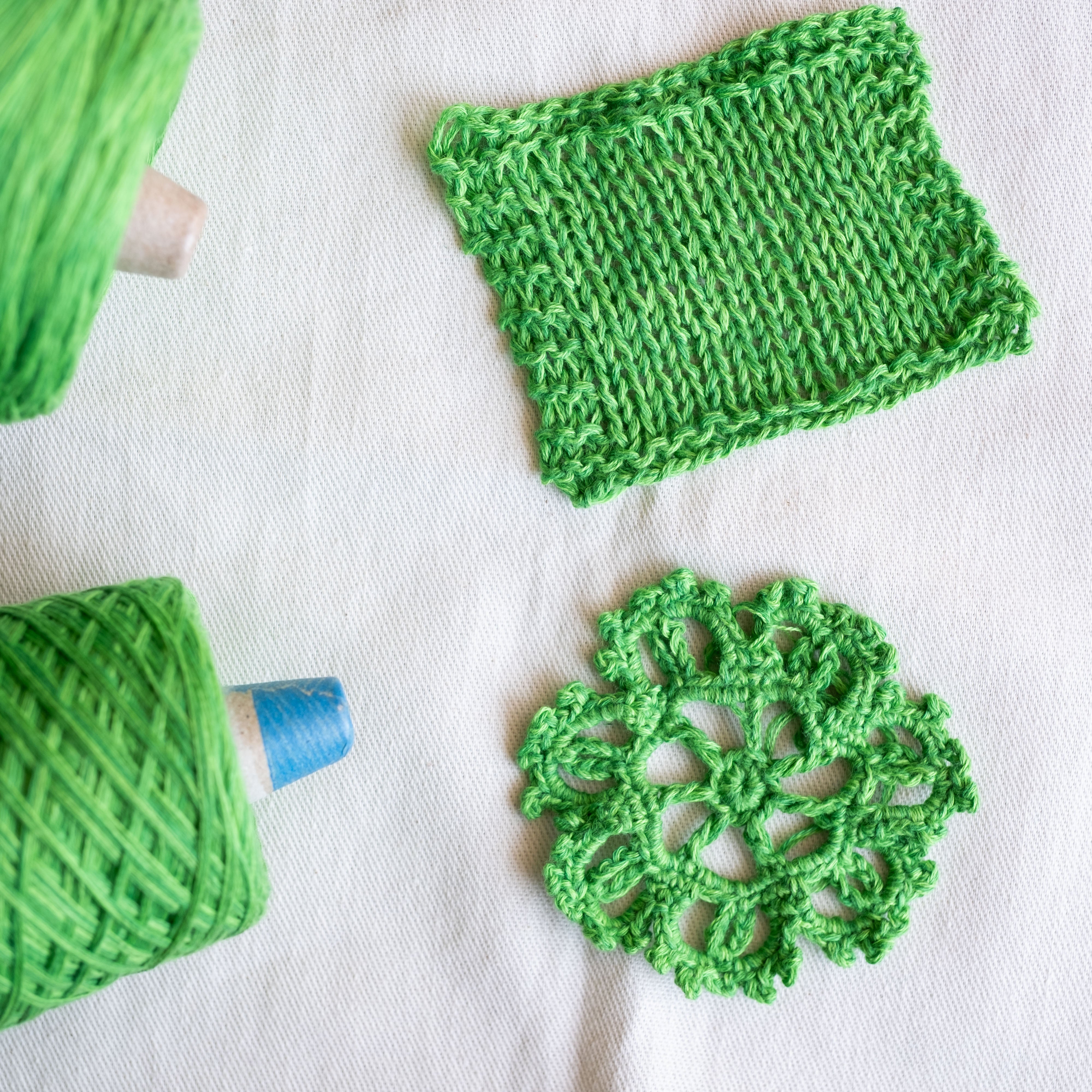 [Leaf Symphony] Lime Melody (fine yarn, 100% cotton) (ITORICOT Concept Yarn)