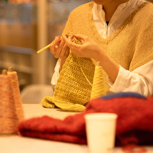 【一般】1月開催｜夜の糸虜会（編み会）