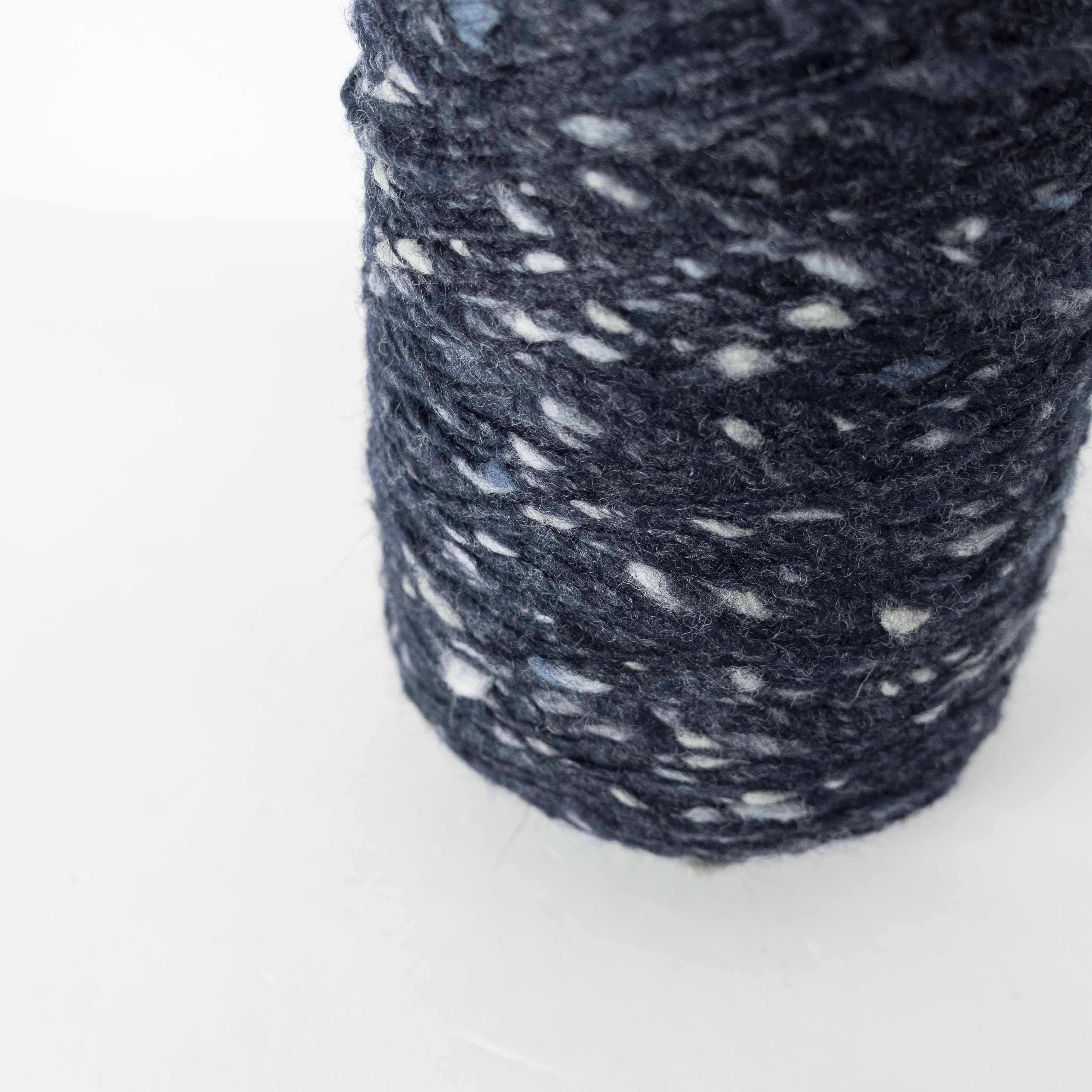 Twisted Nep Wool - navy mix