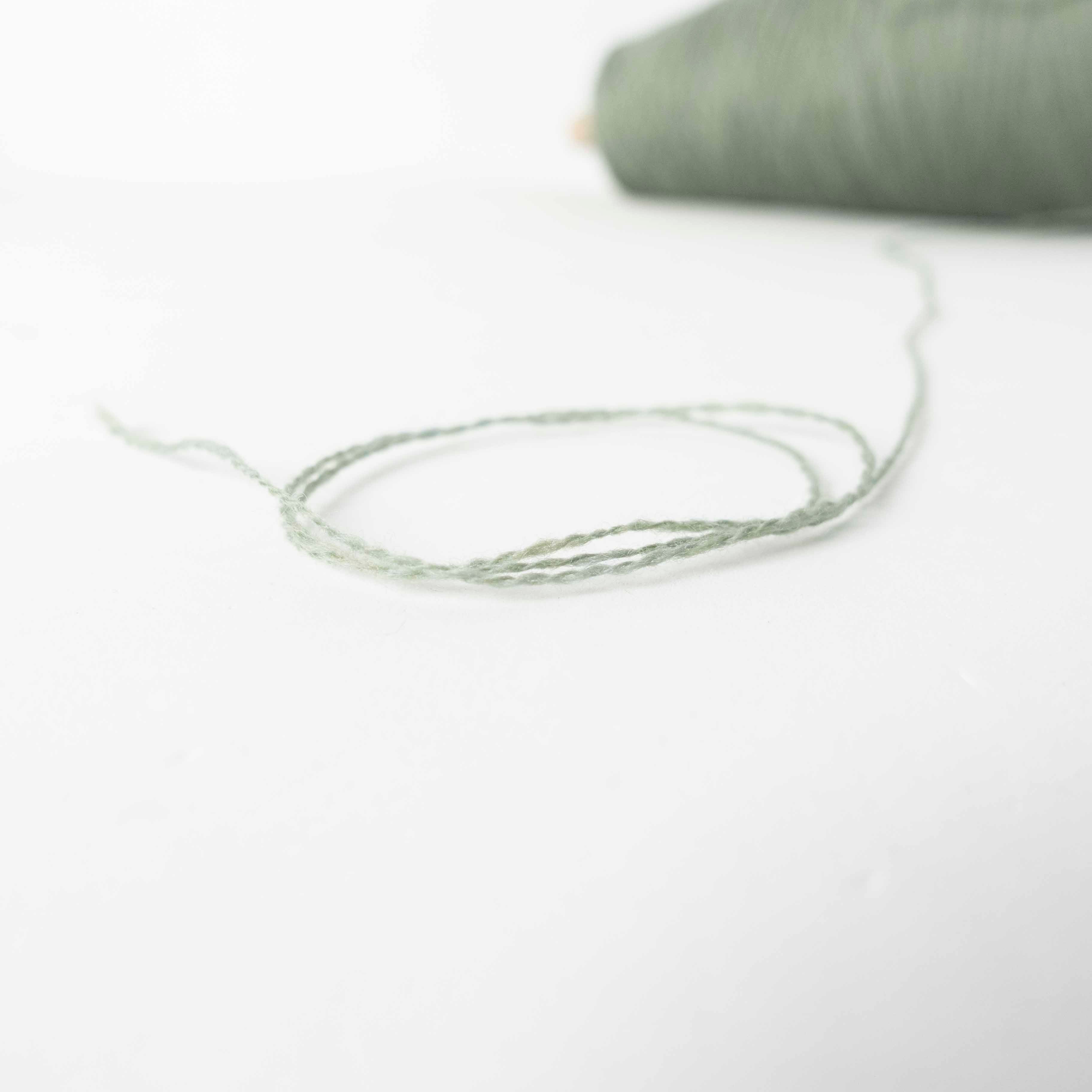 2/24エクストラファインラムズウール - ミントグリーン