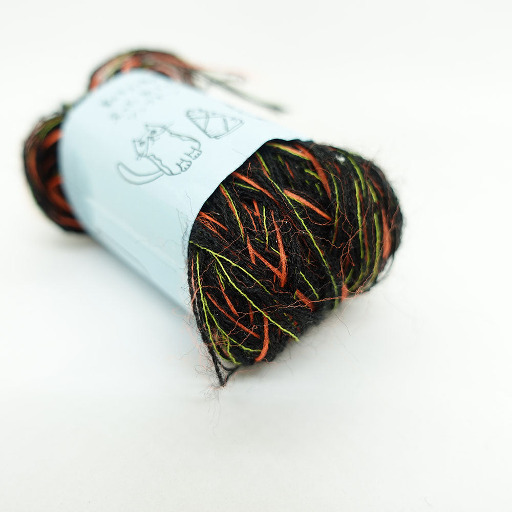 [Limited to one item] Set of 10 small rolls of sock yarn - Naughty Boy (BLACK series)