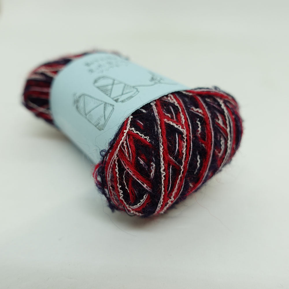 [Limited to one item] Set of 10 small rolls of sock yarn - We are naughty (BLACK series)