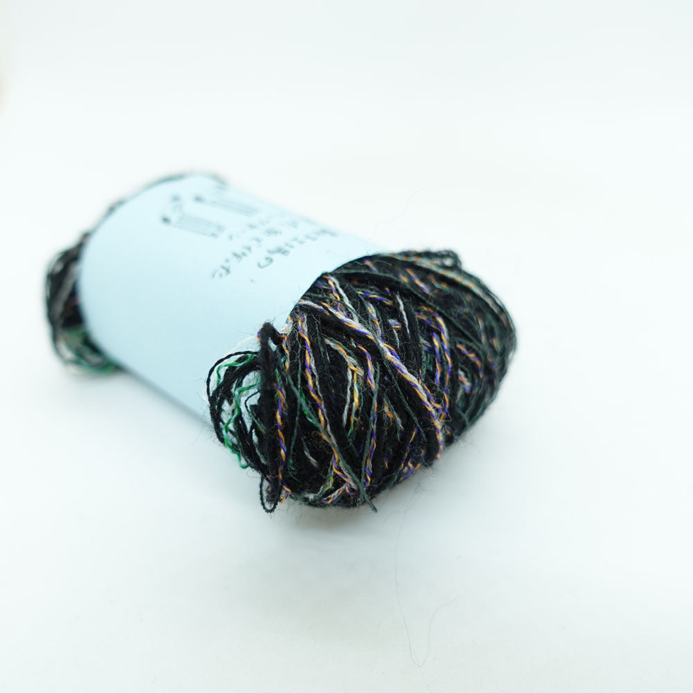 [Limited to one item] Set of 10 small rolls of sock yarn - For the moody person (BLACK series)