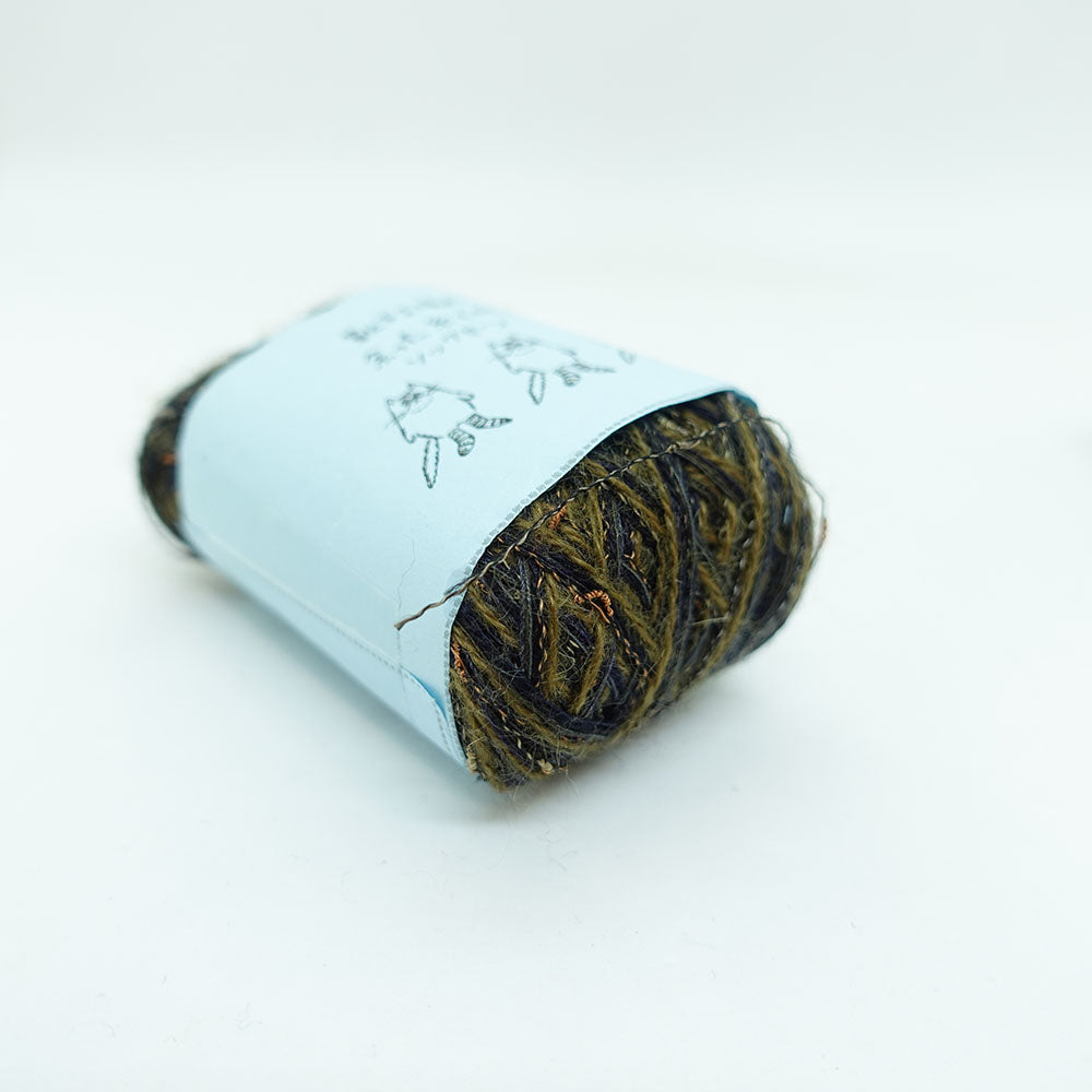 [Limited to one item] Set of 10 small rolls of sock yarn - Souvenir Acorn (BLACK series)