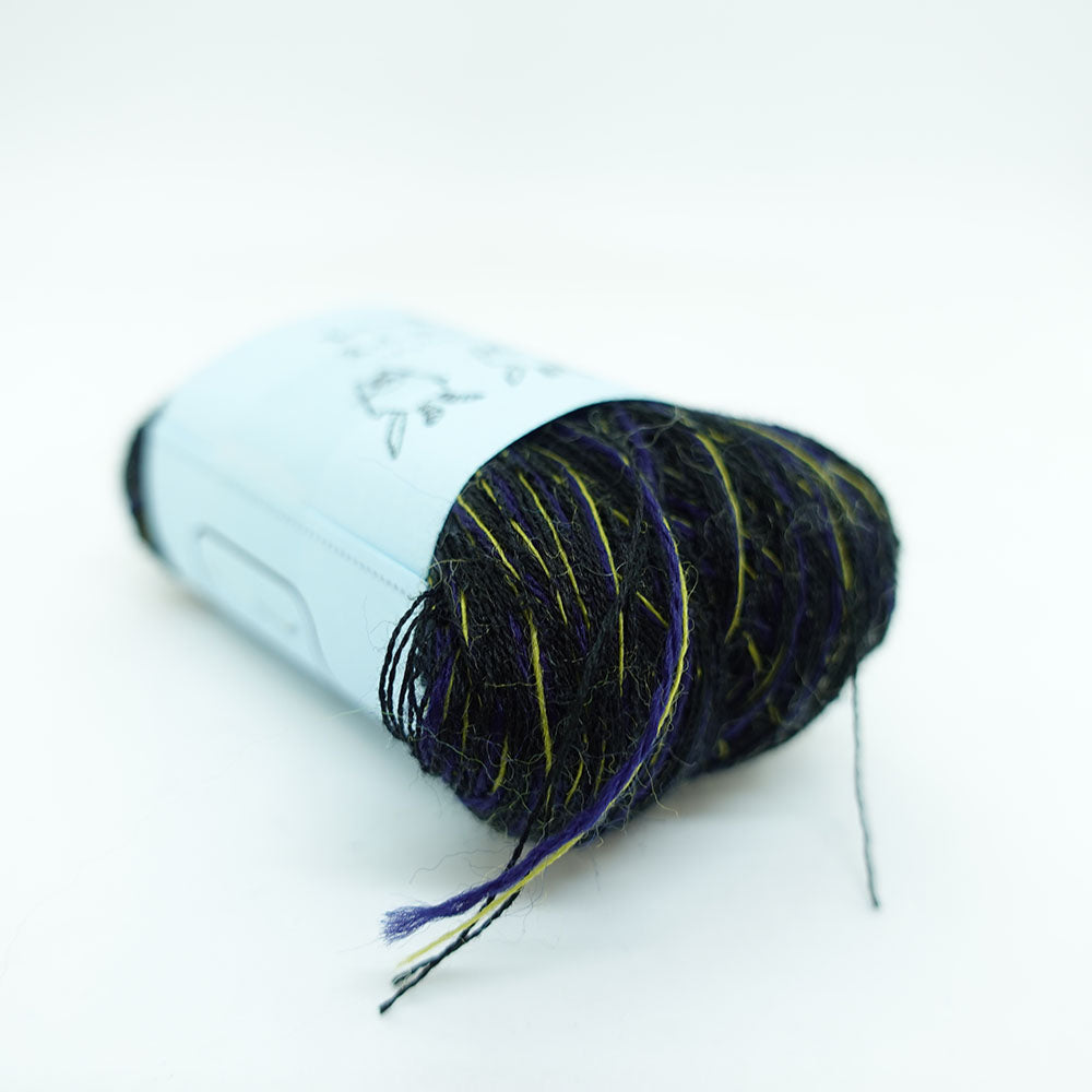 [Limited to one item] Set of 10 small rolls of sock yarn - Souvenir Acorn (BLACK series)