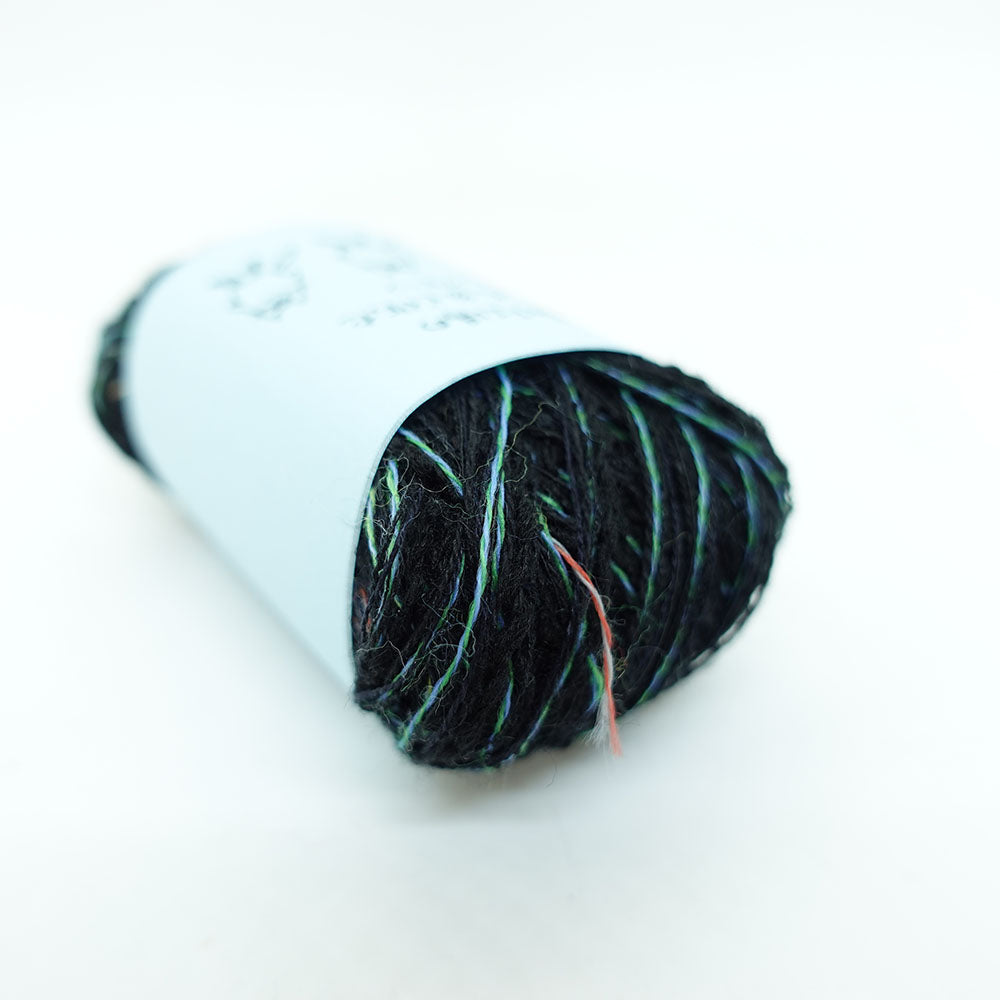 [Limited to one item] Set of 10 small rolls of sock yarn - Small back view (BLACK series)