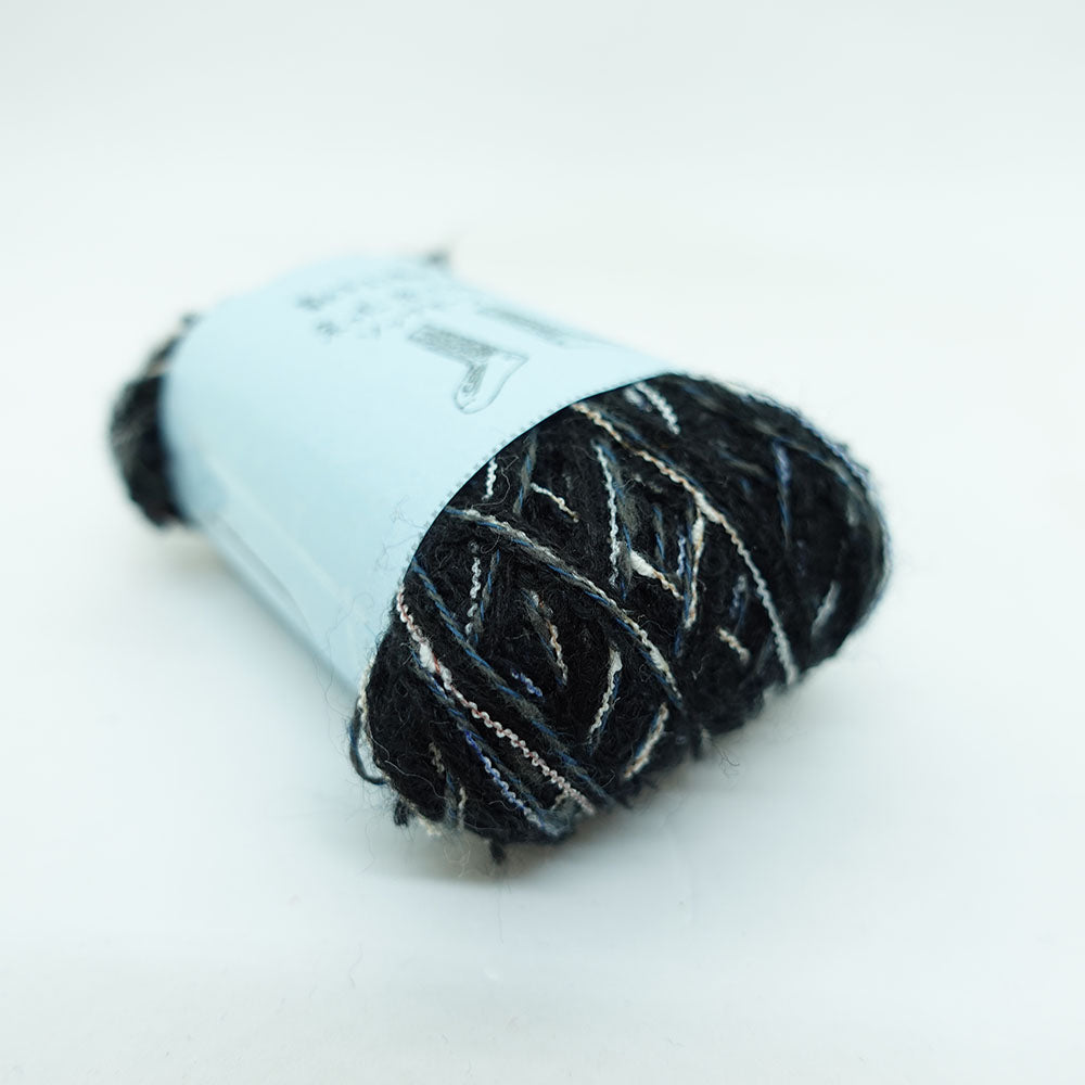 [Limited to one item] Set of 10 small rolls of sock yarn - Small back view (BLACK series)