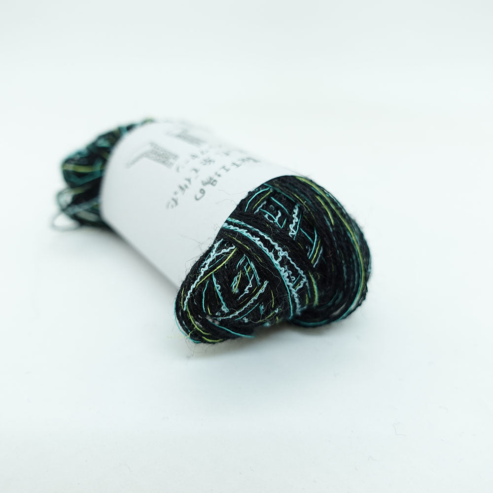 [Limited to one item] Set of 10 small rolls of sock yarn - Small back view (BLACK series)