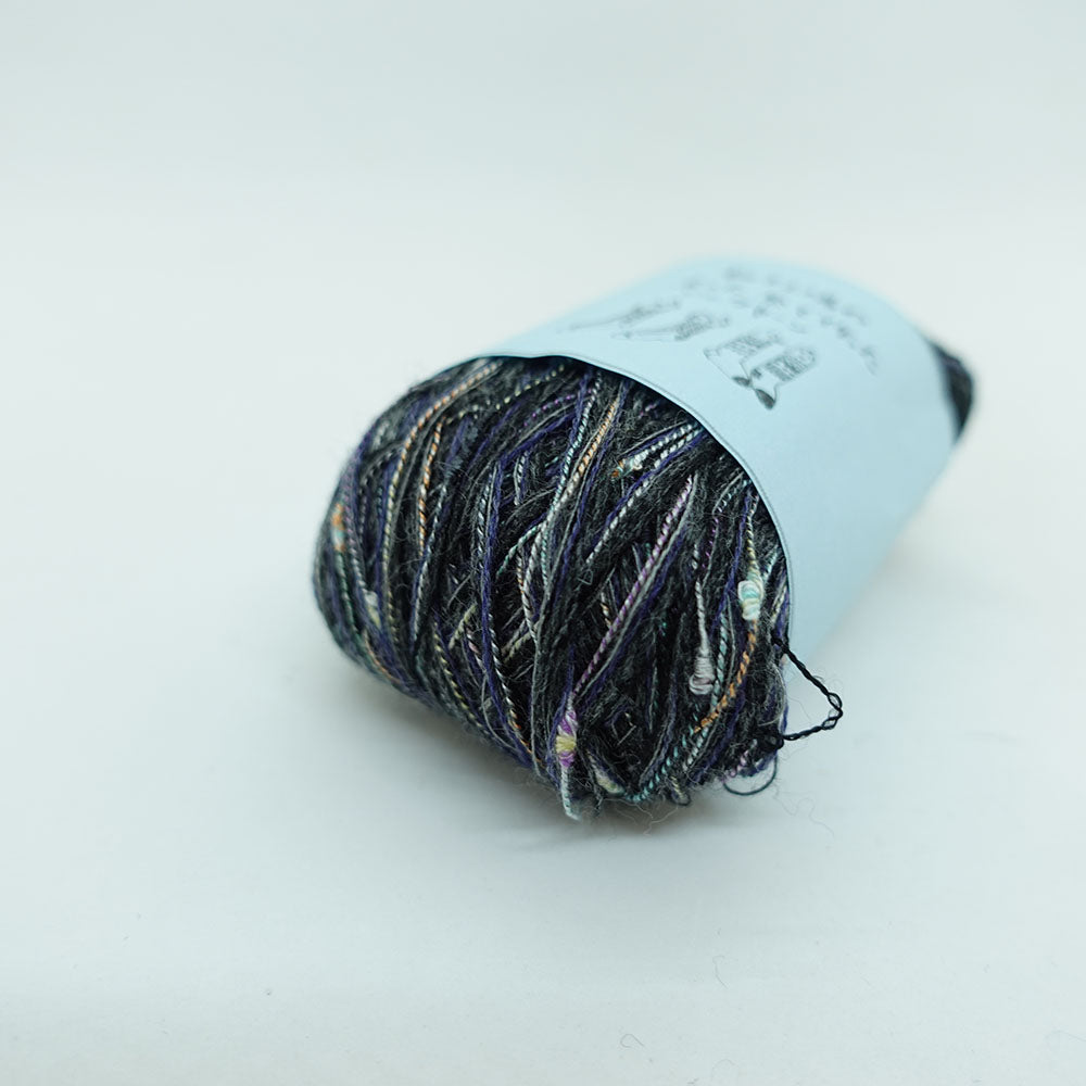 [Limited to one item] Set of 10 small rolls of sock yarn - Madoromi (BLACK series)