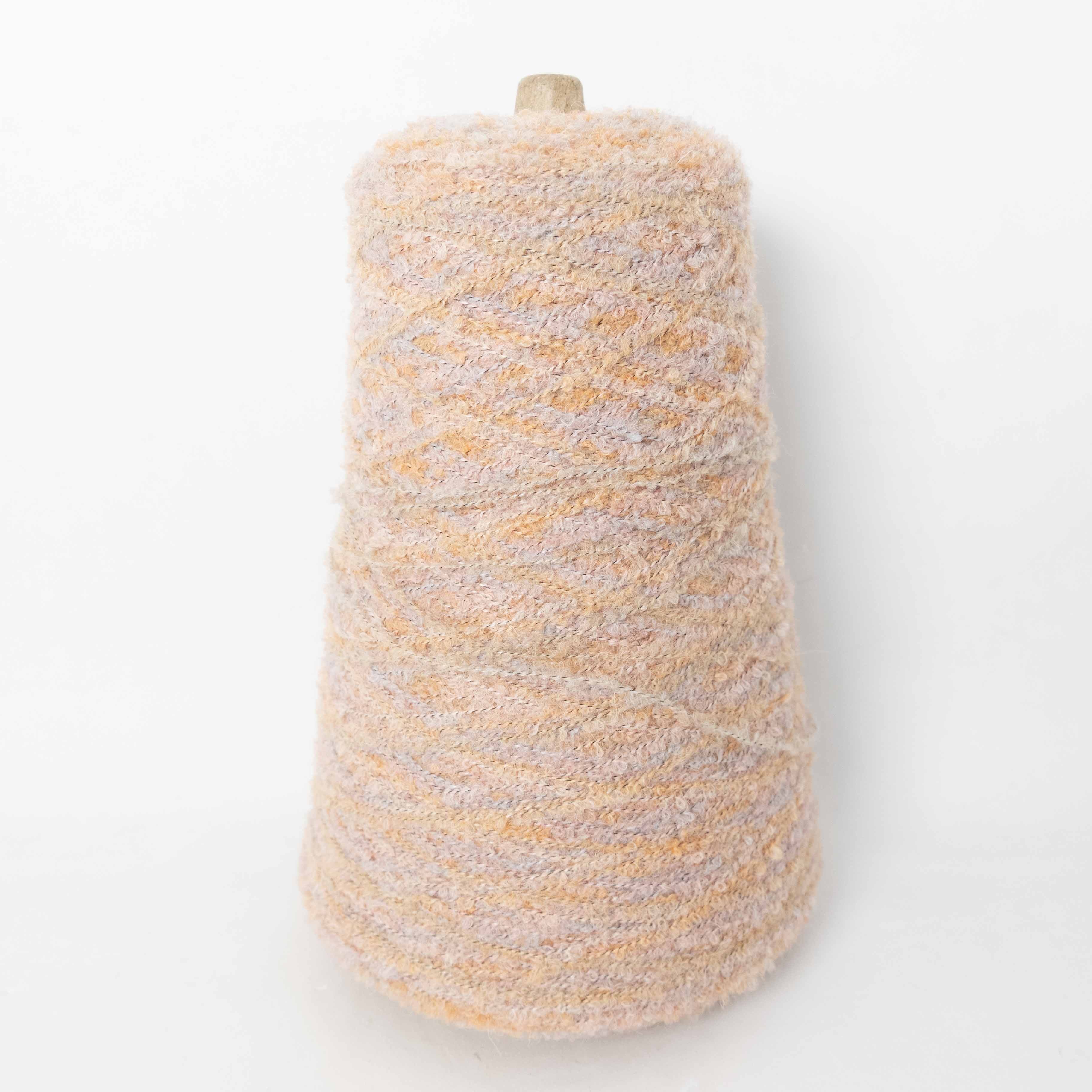 -mid project- 1/8 Airy Baby Alpaca Boucle Rainbow