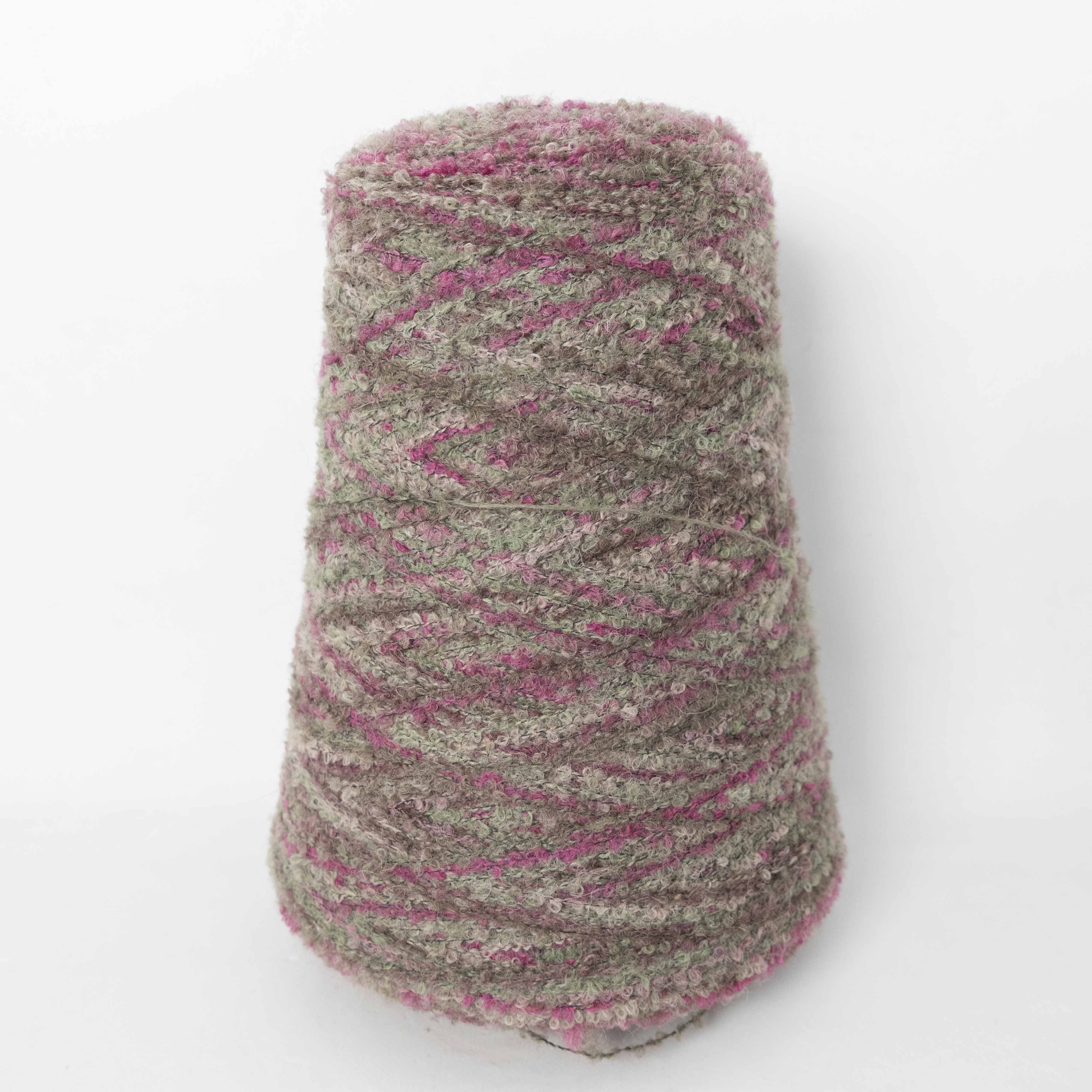 -mid project- 1/8 Airy Baby Alpaca Boucle Rainbow