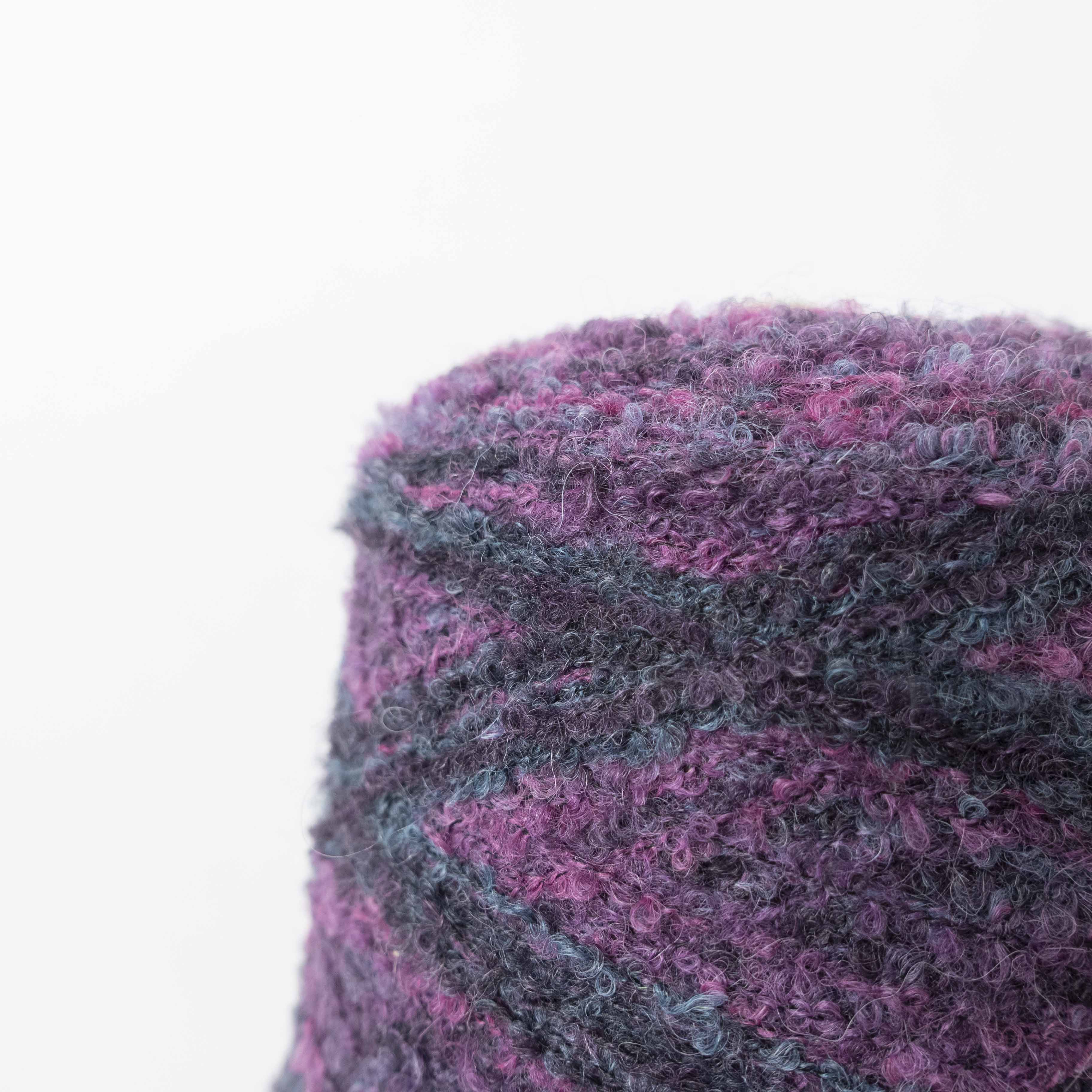 -mid project- 1/8 Airy Baby Alpaca Boucle Rainbow