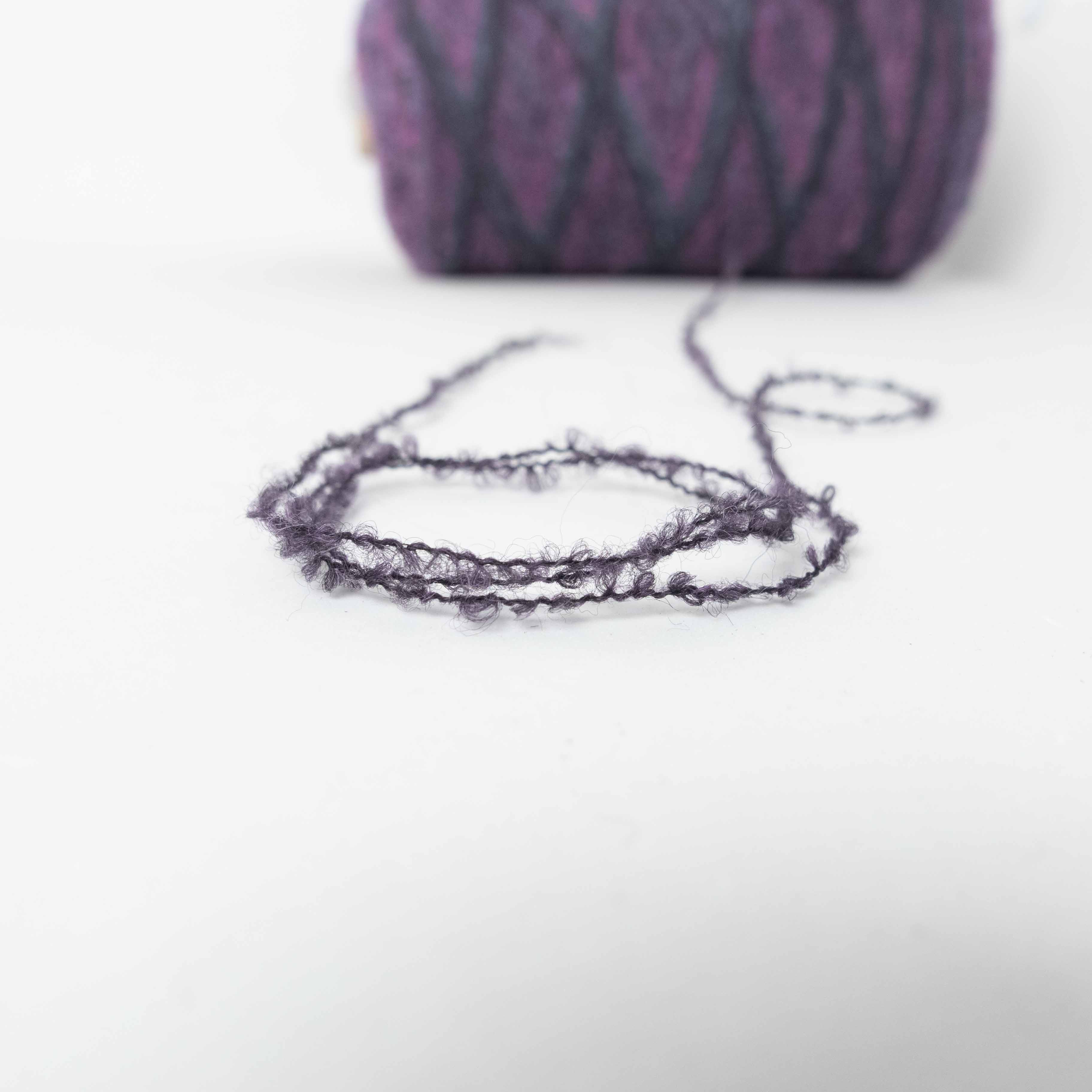 -mid project- 1/8 Airy Baby Alpaca Boucle Rainbow