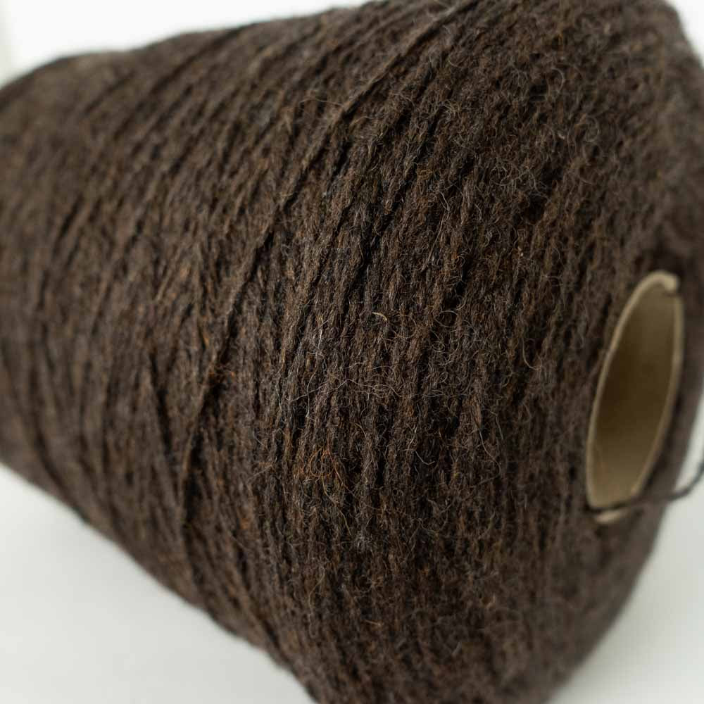 [15] -big project- Dark Shetland wool