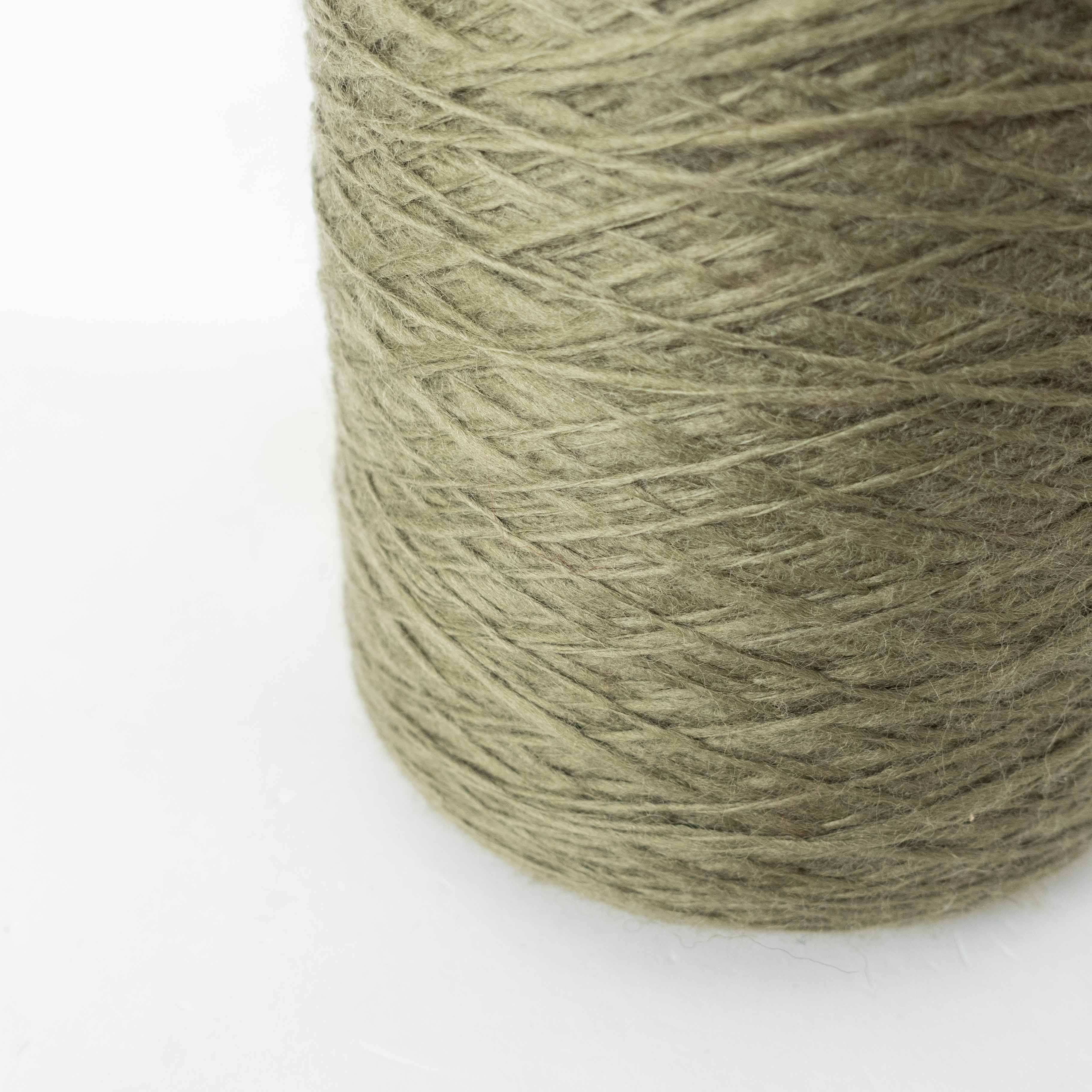 -big project- Hash Wool Roving - Sage Green