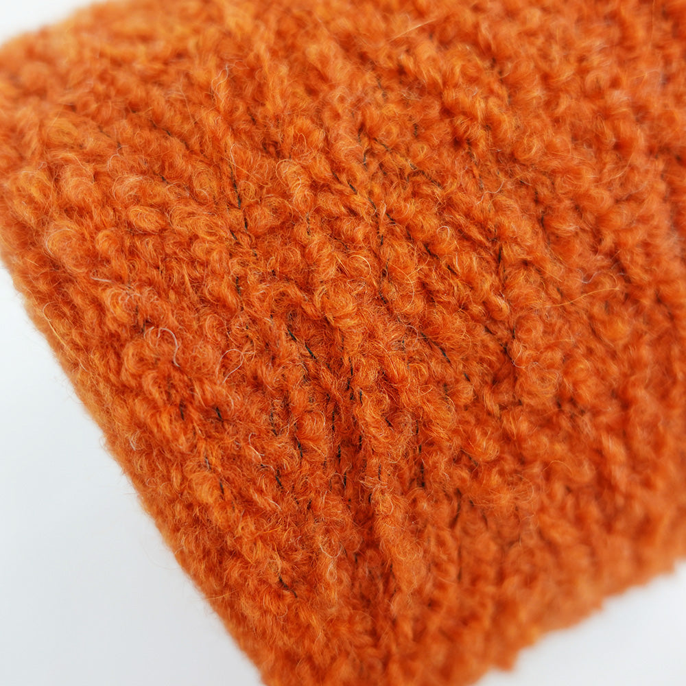 -mid project- 1/2.6 curly bouclé italy - orange